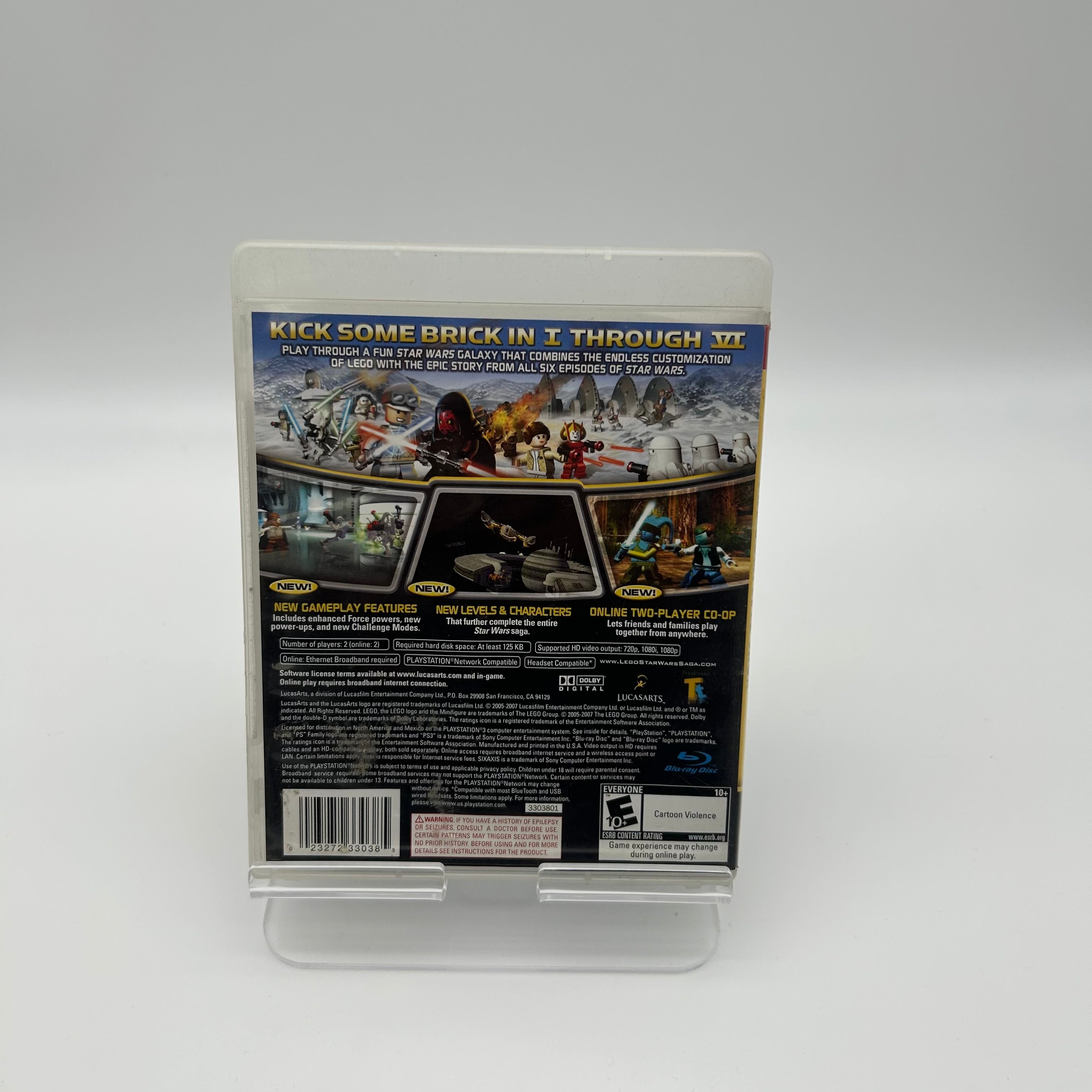 Playstation 3 Lego Star Wars The Complete Saga Video Game with Box (Free Shipping)