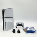 Sony PlayStation 5 Slim Disc Edition Console (CFI-2015) w/ 4 Games, Cords, Controller