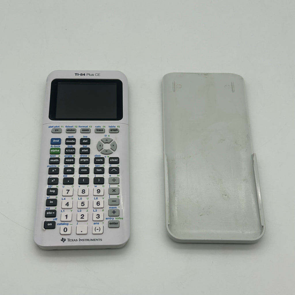 Texas Instruments TI-84 Plus CE Graphing Calculator White - Tested