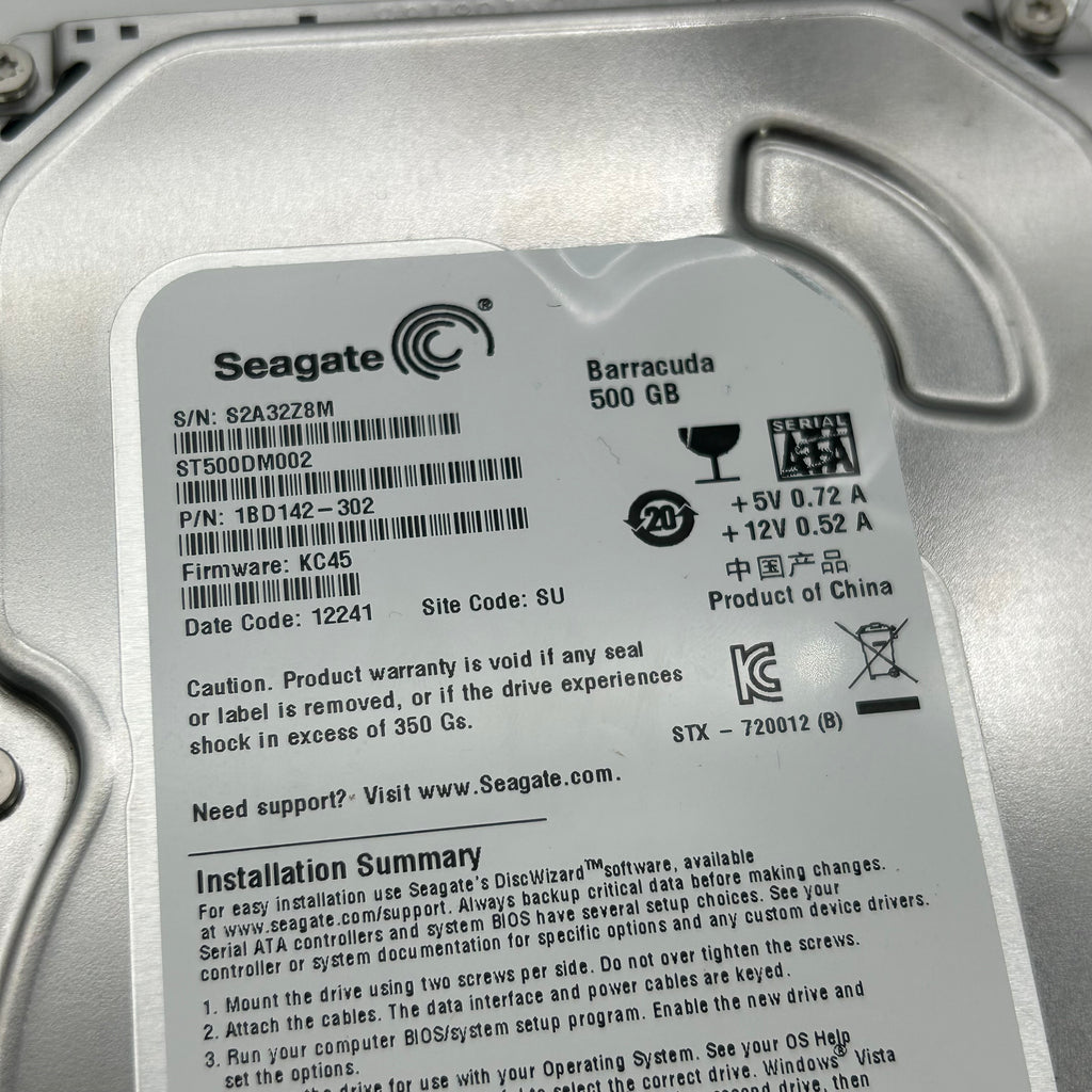 Lot of 11 Seagate Barracuda 500GB 3.5" SATA Hard Drives ST500DM002 UNTESTED