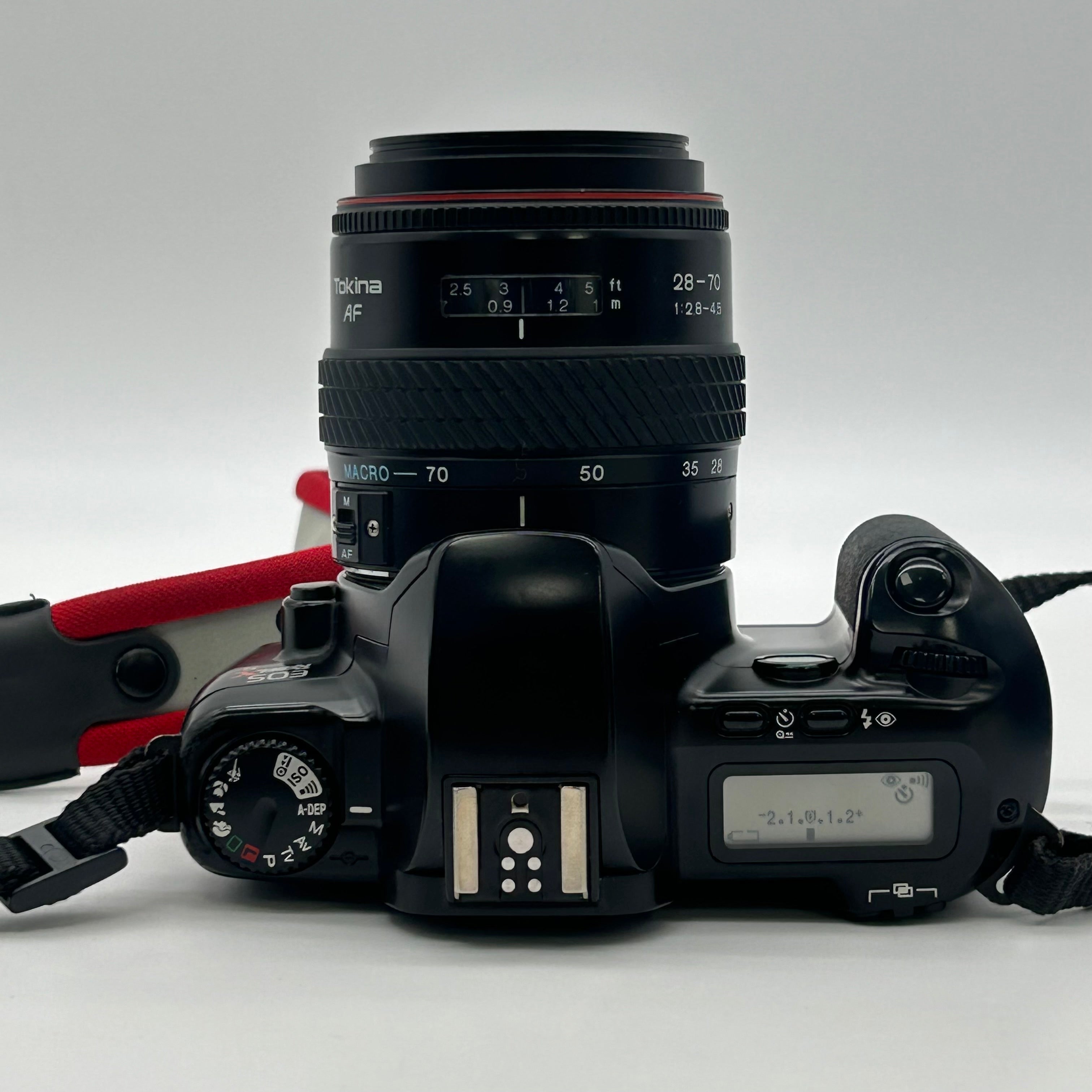 Canon EOS Rebel XS 35mm Film SLR Camera w/ Tokina 28-70mm Lens - TESTED