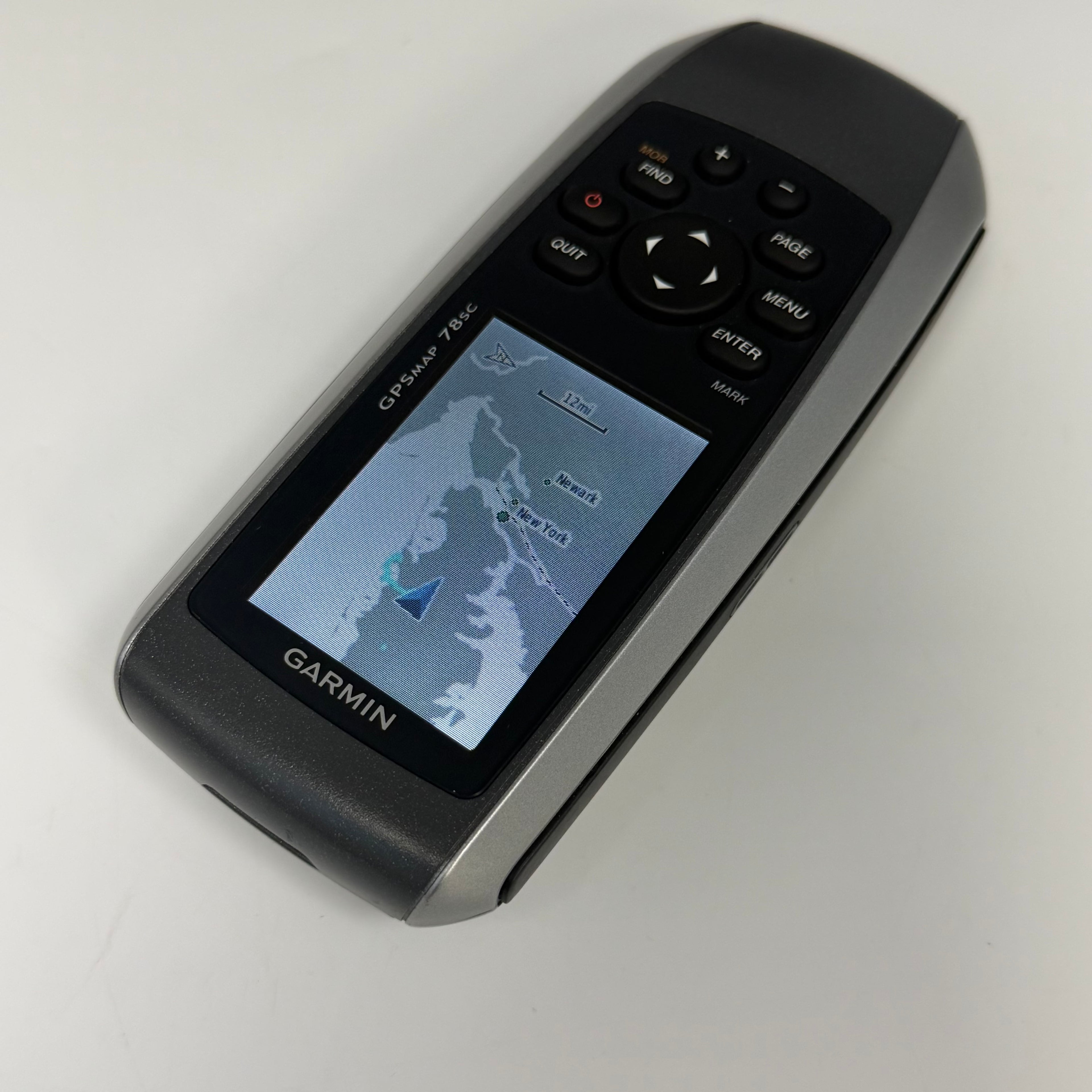 Garmin GPSMAP 78sc Gray Black Portable 2.6" LCD 3-Axis USB Marine GPS Navigator