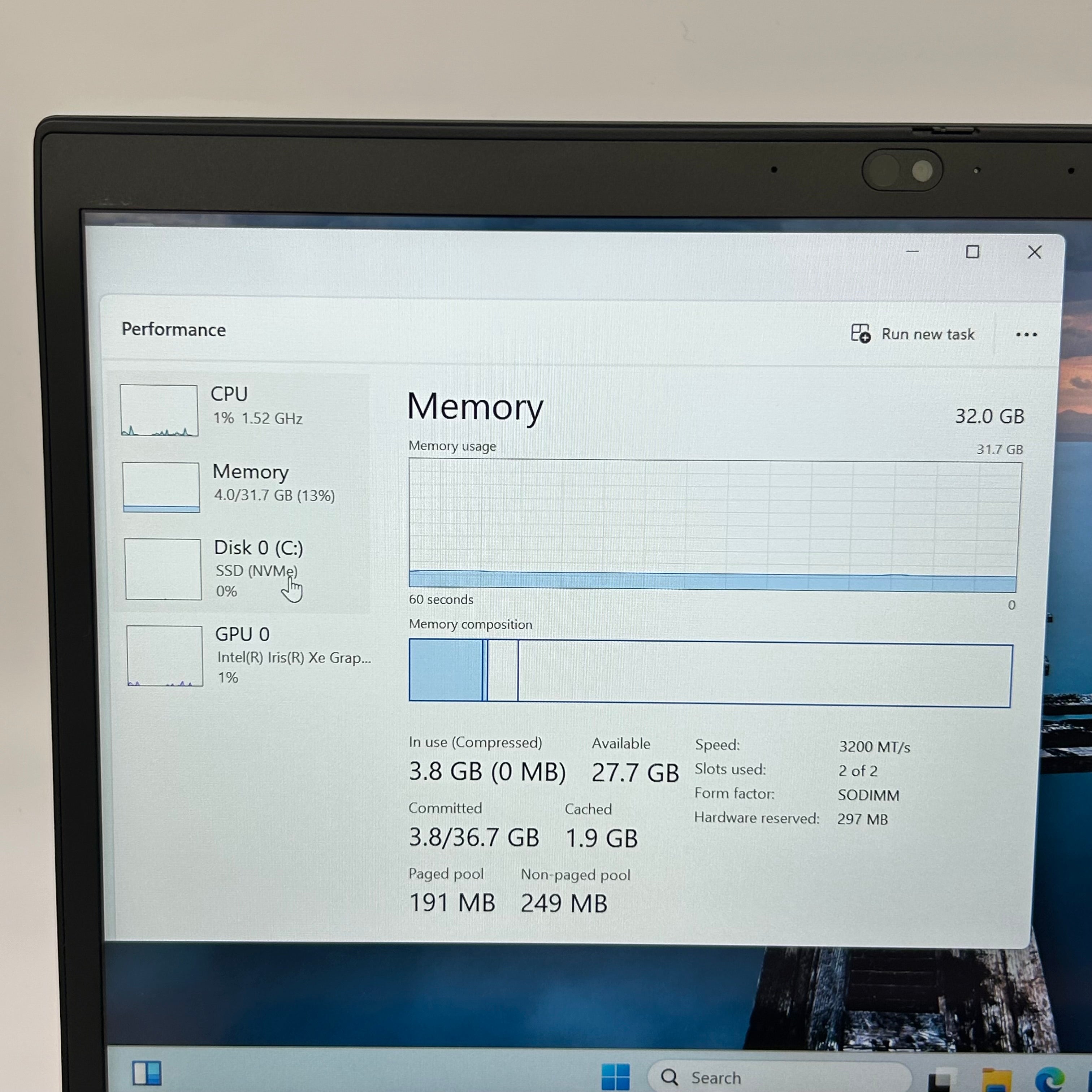 SOLD #1266 - Lenovo ThinkPad T14 -14-inch Laptop Intel Core i7-1185G7 32GB RAM 512GB NVMe SSD Windows 11 Pro