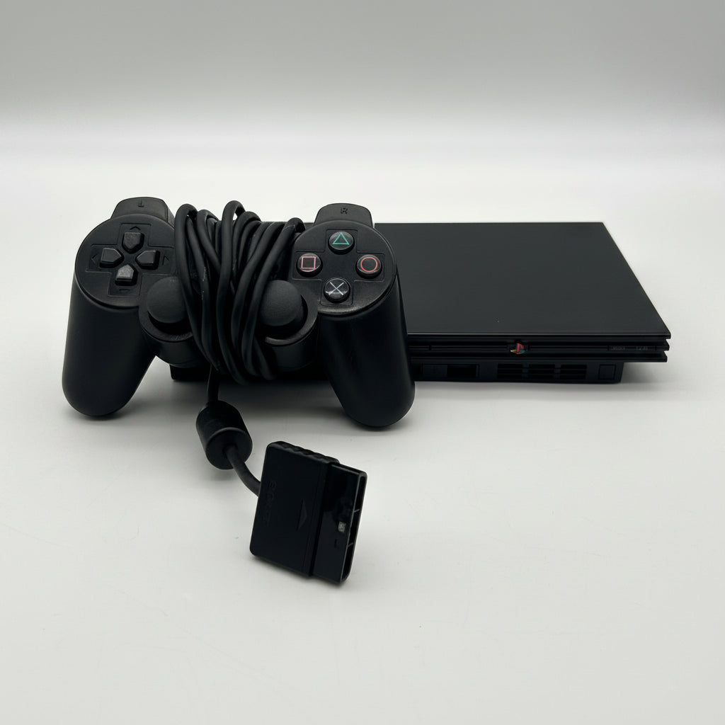 Sony PlayStation 2 Slim SCPH-79001 PS2 Console w/ OEM Cables - Tested