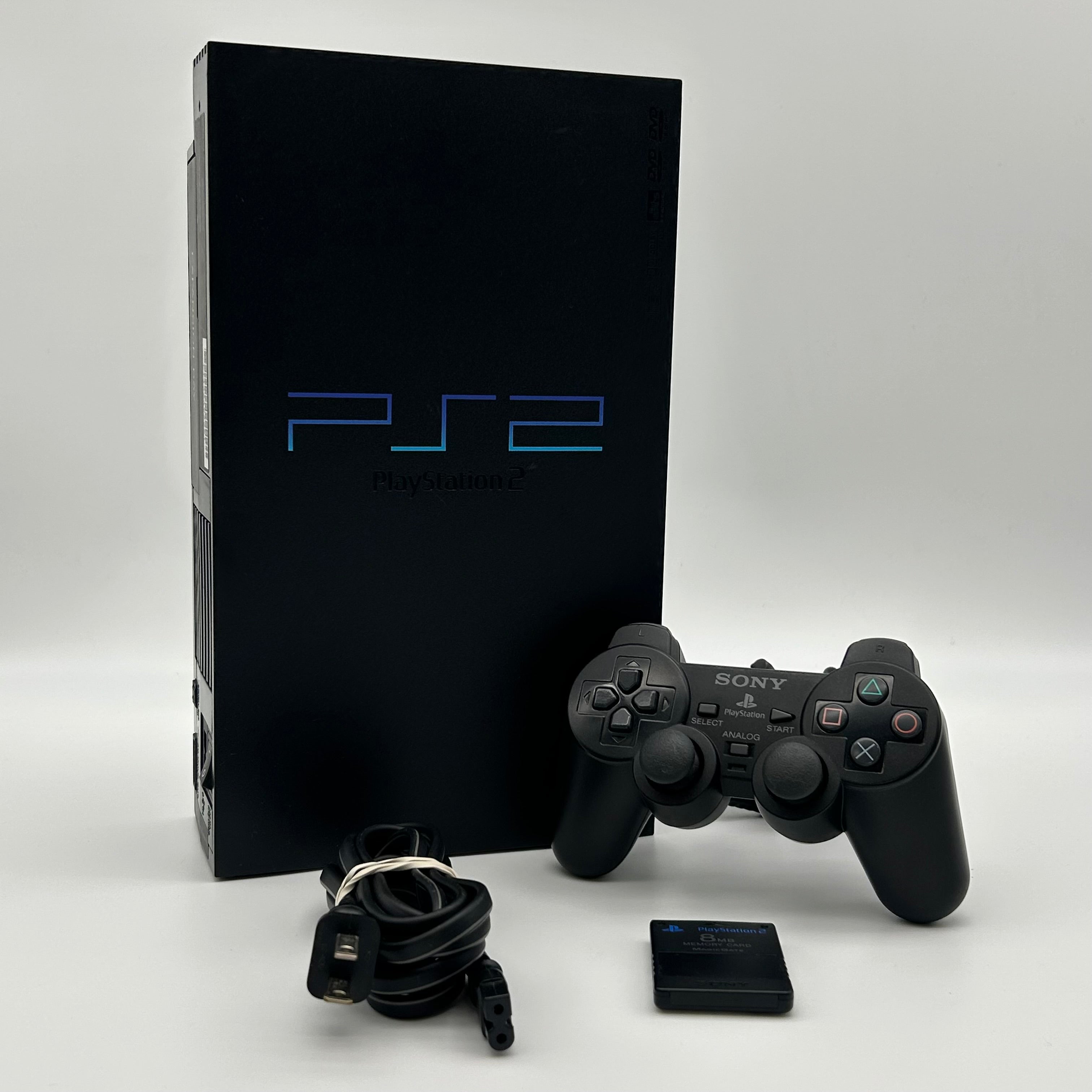 Sony PlayStation 2 PS2 Fat (SCPH-30001) Bundle - Fully Functional - No AV Cable - Used- Used - Good
