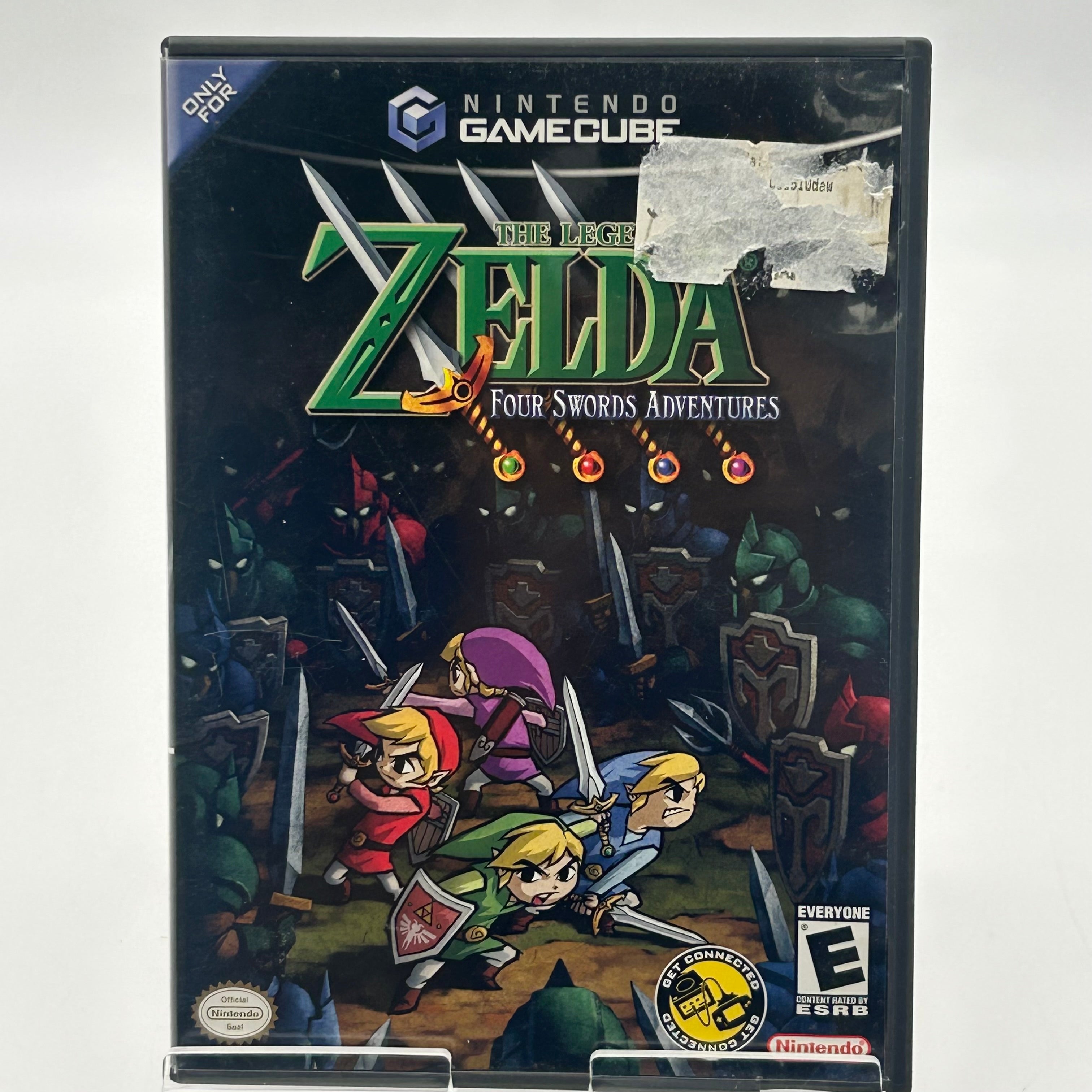 The Legend of Zelda: Four Swords Adventures Nintendo GameCube w/ Case and Manual