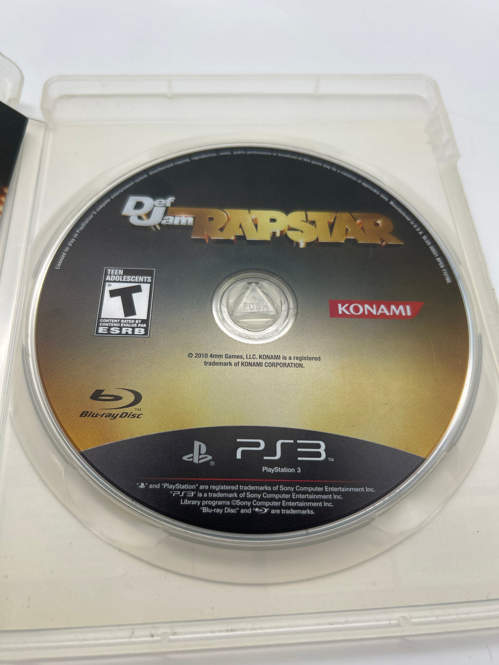 Def Jam Rapstar Video Game for Playstation 3 - Used
