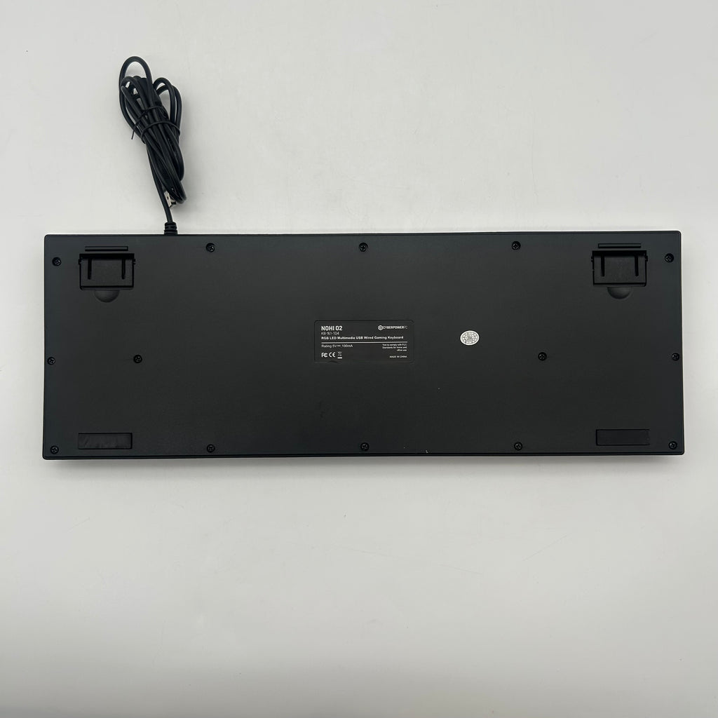 CyberPowerPC NOHI 02 Wired USB Gaming Keyboard + Elite M1-131 Mouse Black