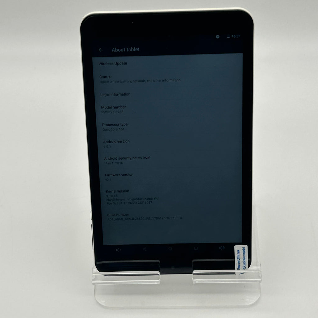 Pivot Tablet PVT-R78-3288 - Used