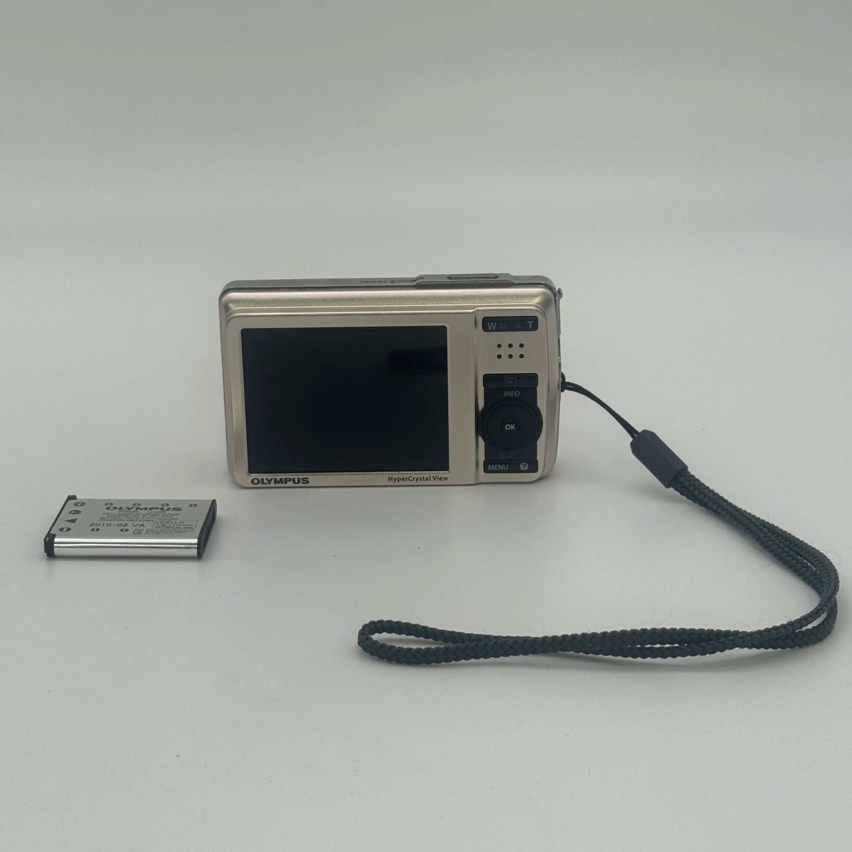 Olympus Stylus-7030 Digital Camera - Silver - Broken - For Parts/Repair Only
