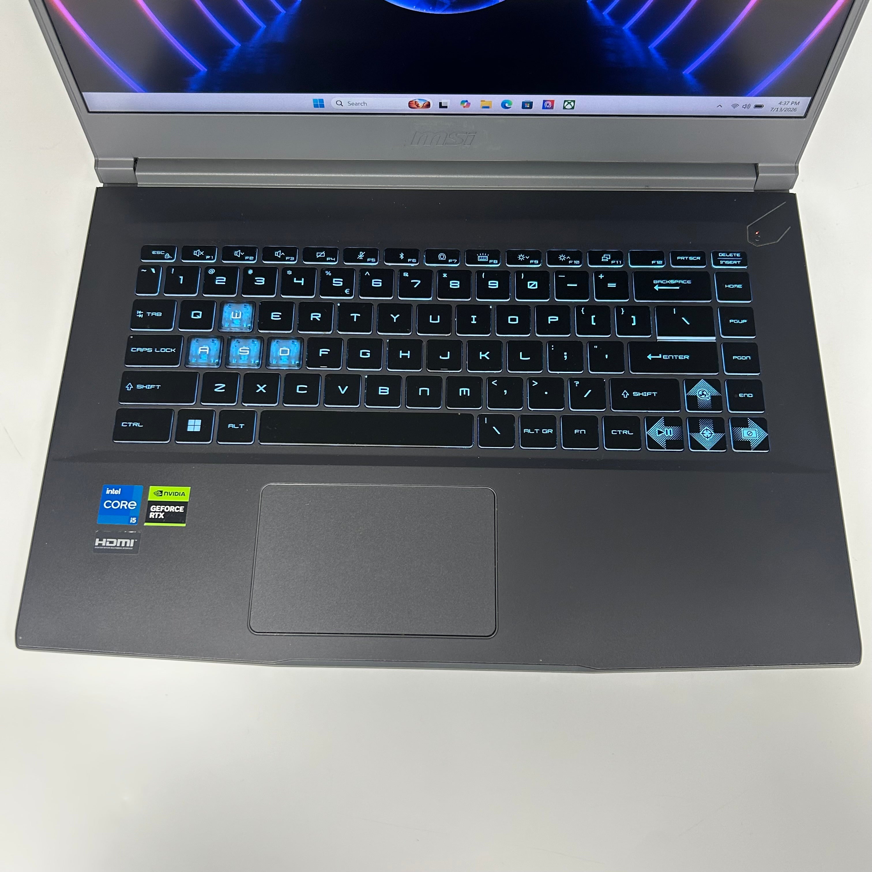MSI Thin 15 B13VE 15-inch Laptop Core i5 13th Gen RTX 4050 16GB RAM 500GB SSD