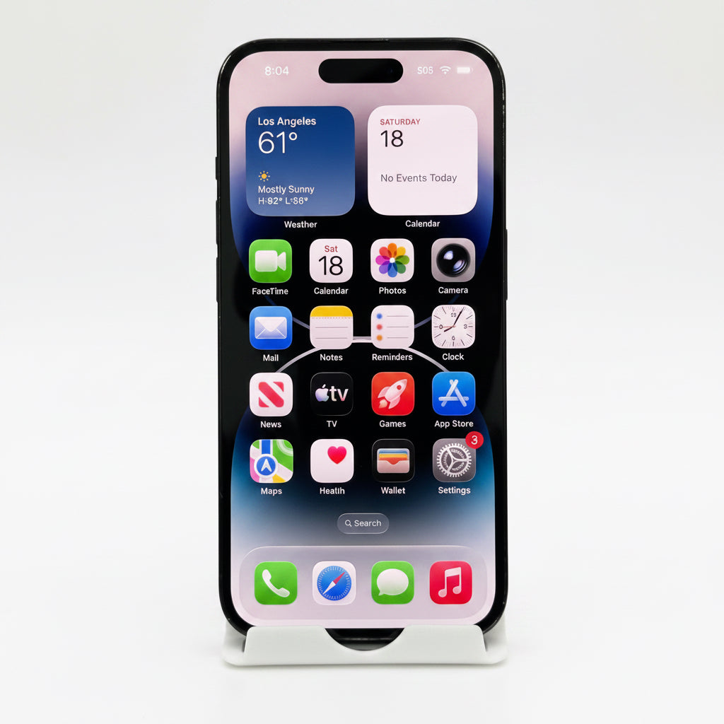 Apple iPhone 14 Pro 256GB T-Mobile Black 88%BH - READ