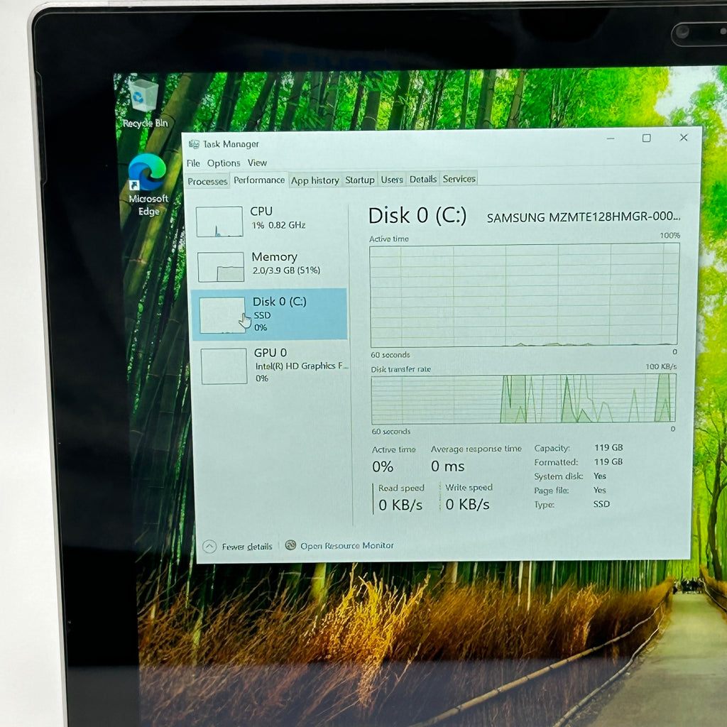 Microsoft Surface Pro 3 1631 12-inch i5-4300U 4GB 128GB SSD Silver