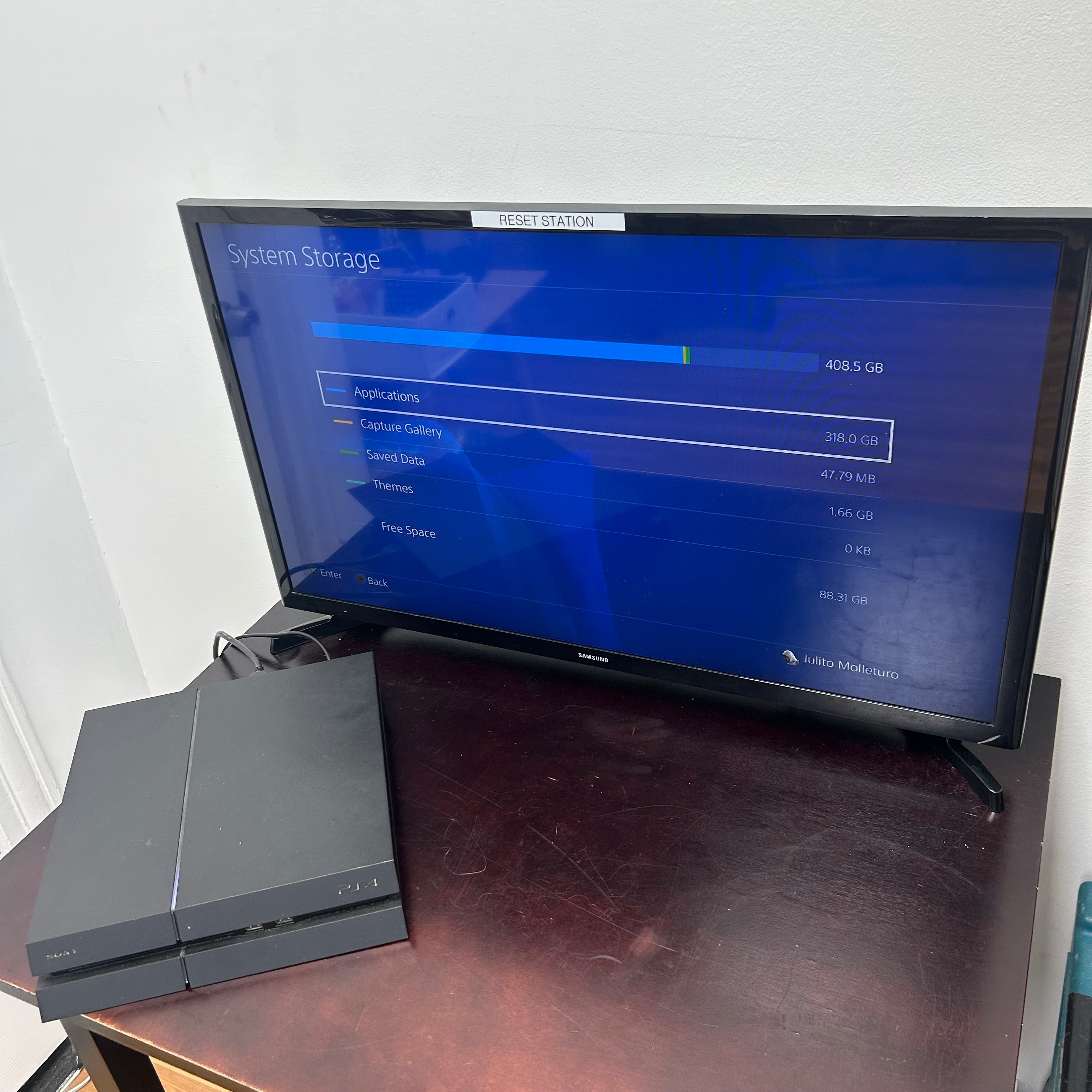 Sony PlayStation PS4 500GB Black Gaming Console Model CUH-1215A