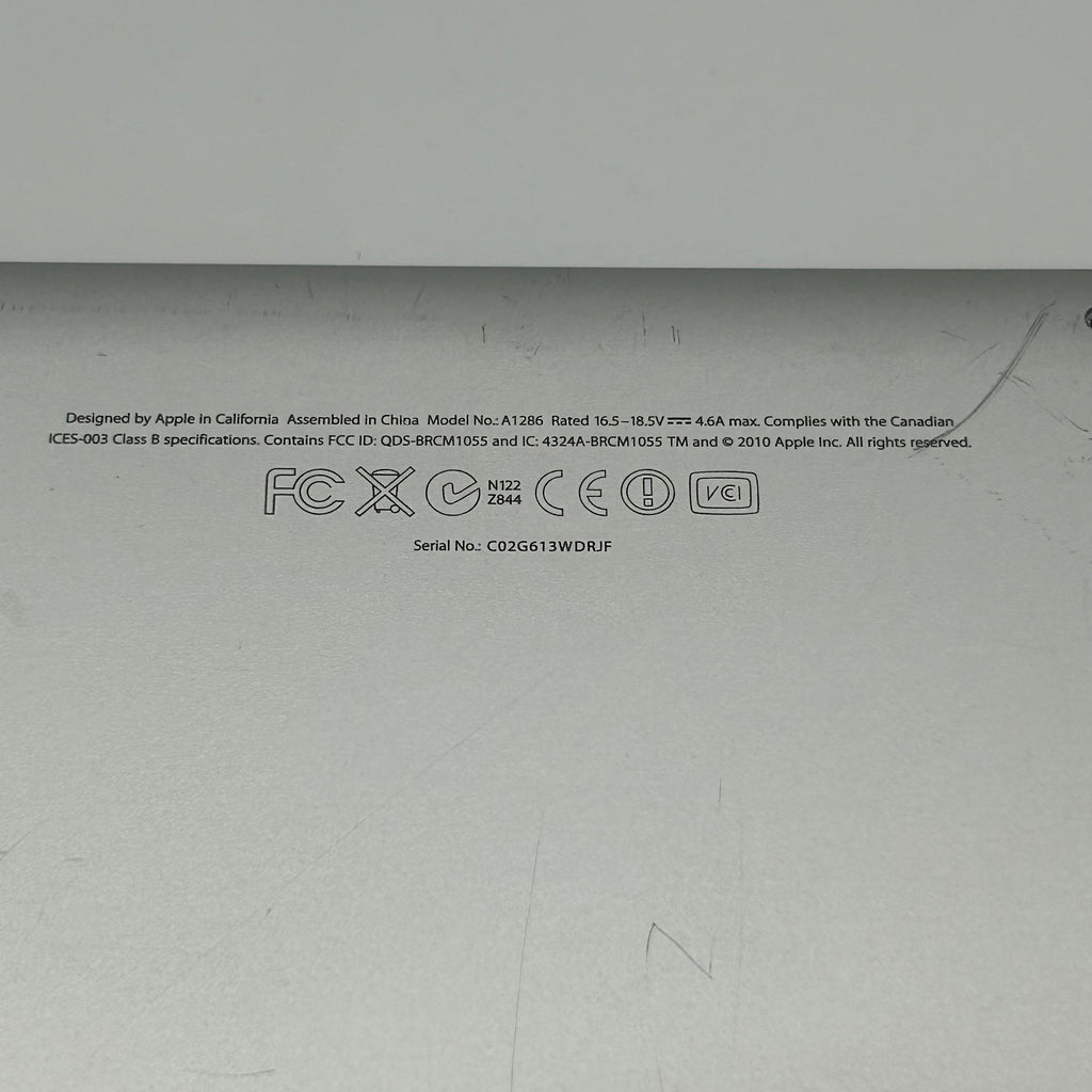 Apple MacBook Pro 15 A1286 Logic Board Silver