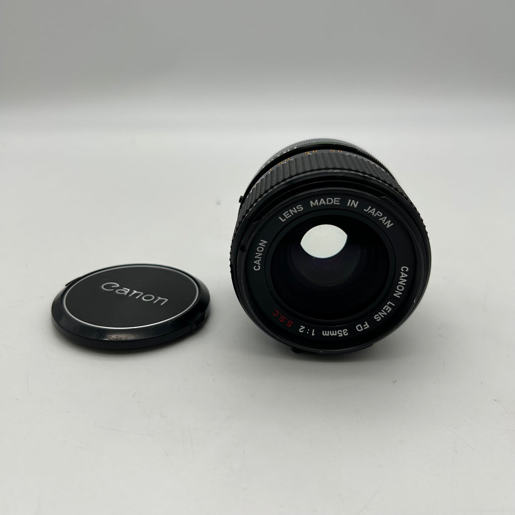 Canon 35mm F/2 S.S.C Wide Angle FD Lens R207