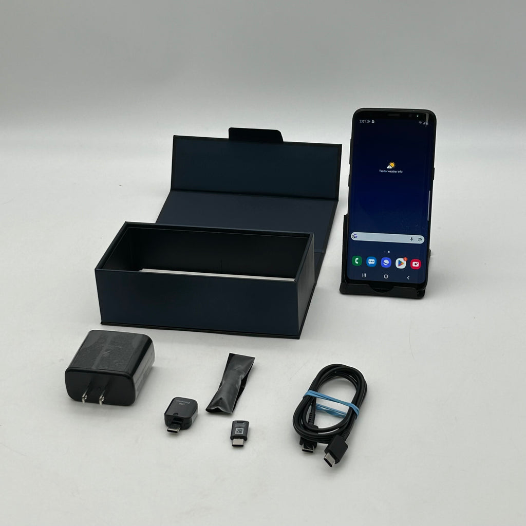 Samsung Galaxy S8 (SM-G950U) 64GB | Black | Unlocked Original Box + Accessories *READ*