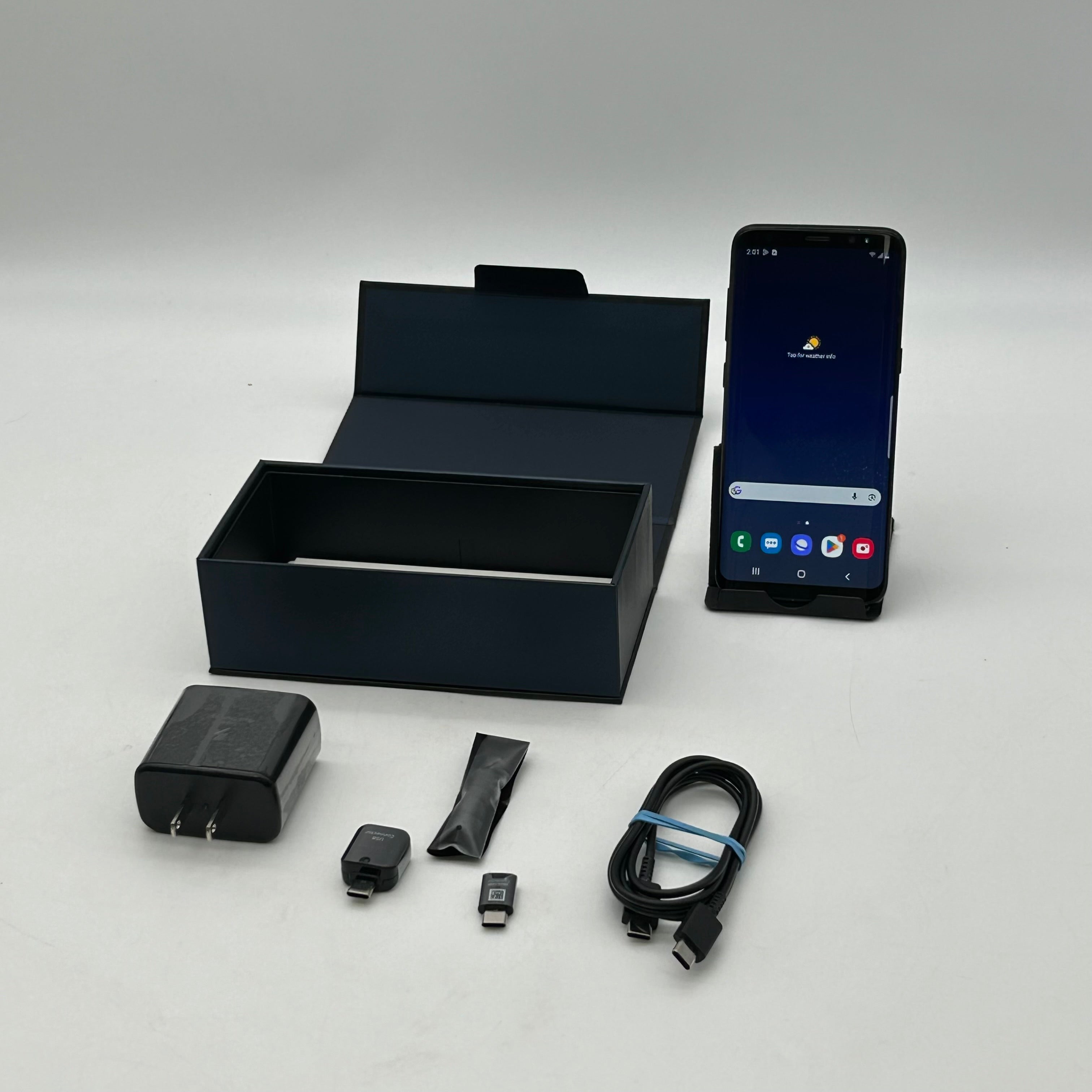 Samsung Galaxy S8 (SM-G950U) 64GB | Black | Unlocked Original Box + Accessories *READ*