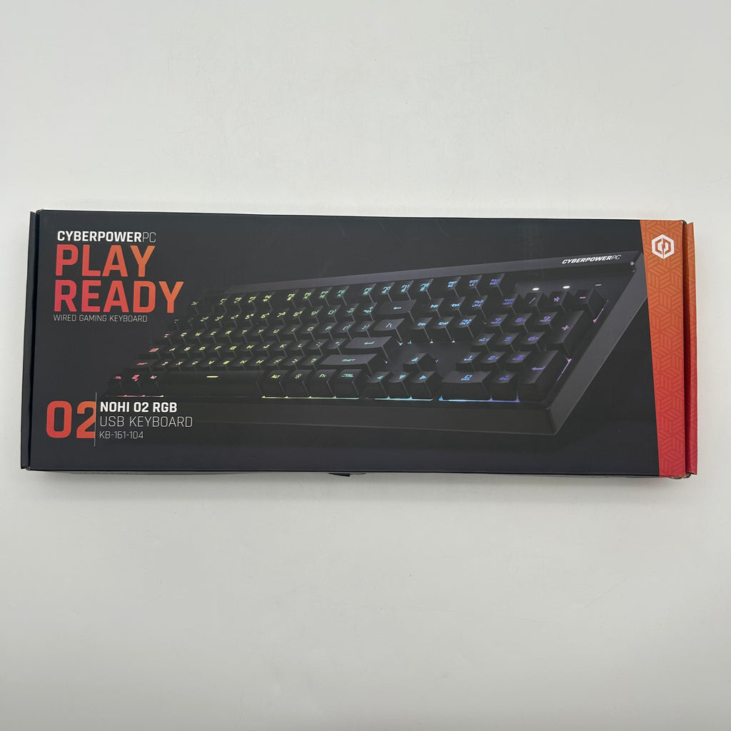 CyberPowerPC NOHI 02 Wired USB Gaming Keyboard + Elite M1-131 Mouse Black