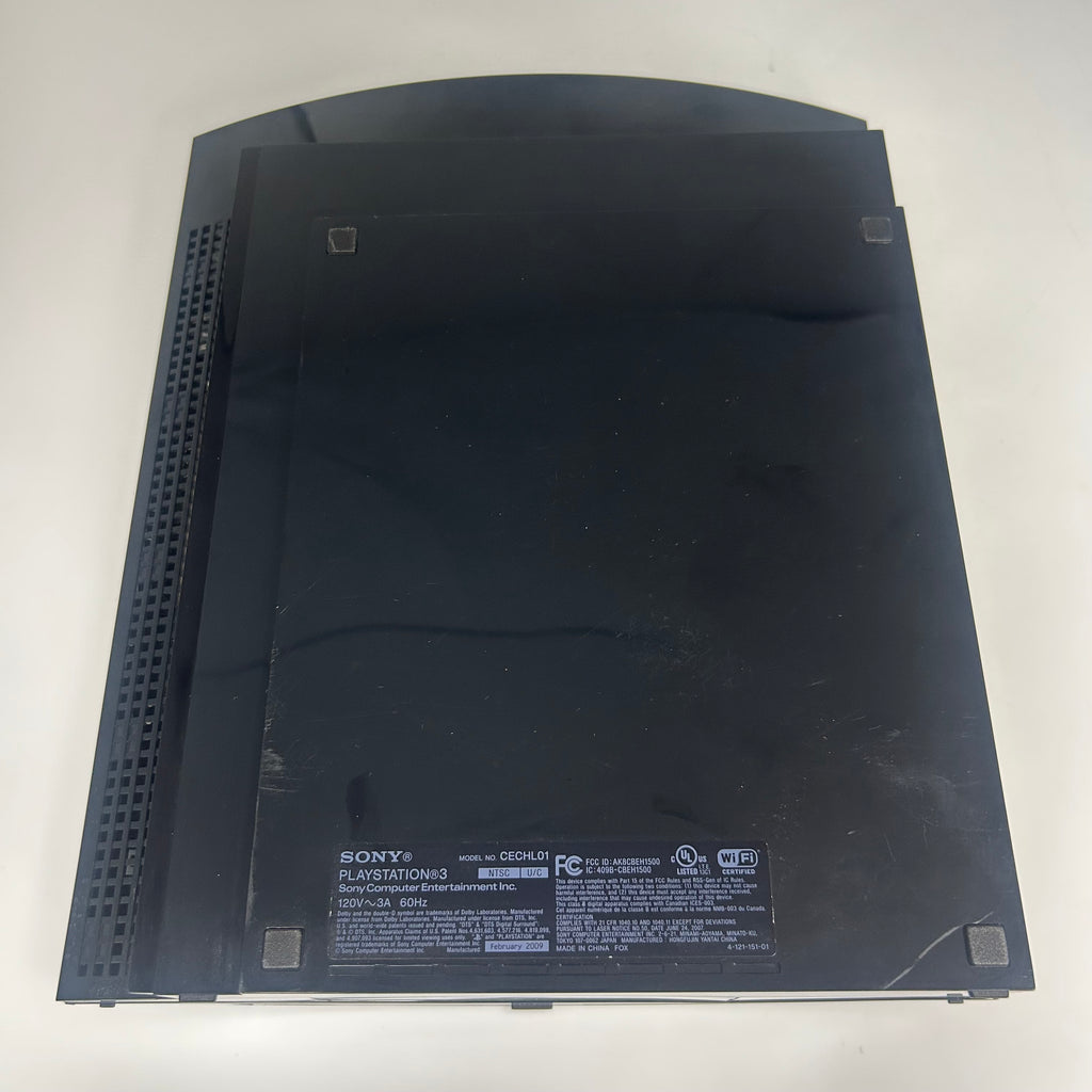Sony PlayStation 3 PS3 CECHL01 80GB Black Fully Tested & Working Console Only