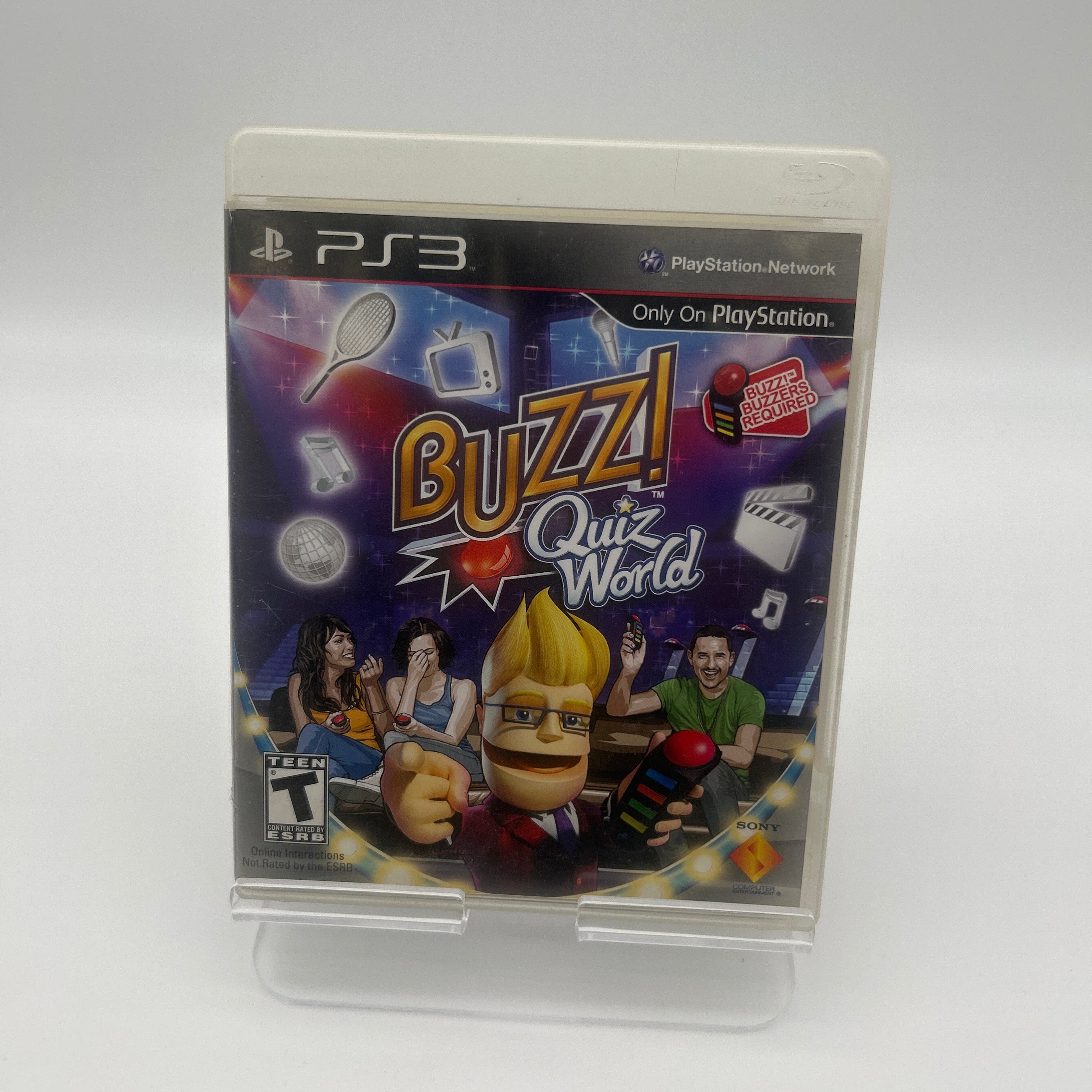 Buzz Quick World Playstation 3 PS3 with manual and box - Used