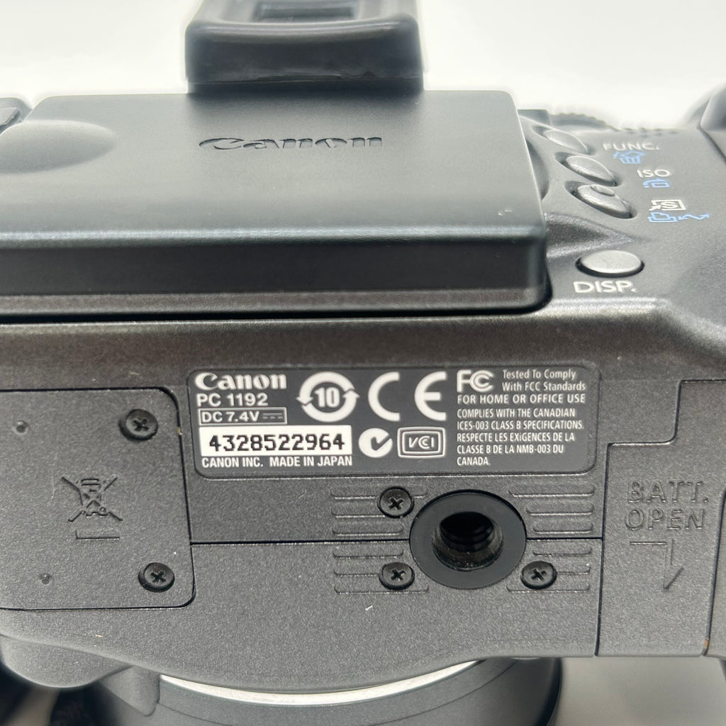 Canon PowerShot S3IS Black Digital Camera Used Serial Number 4328522964