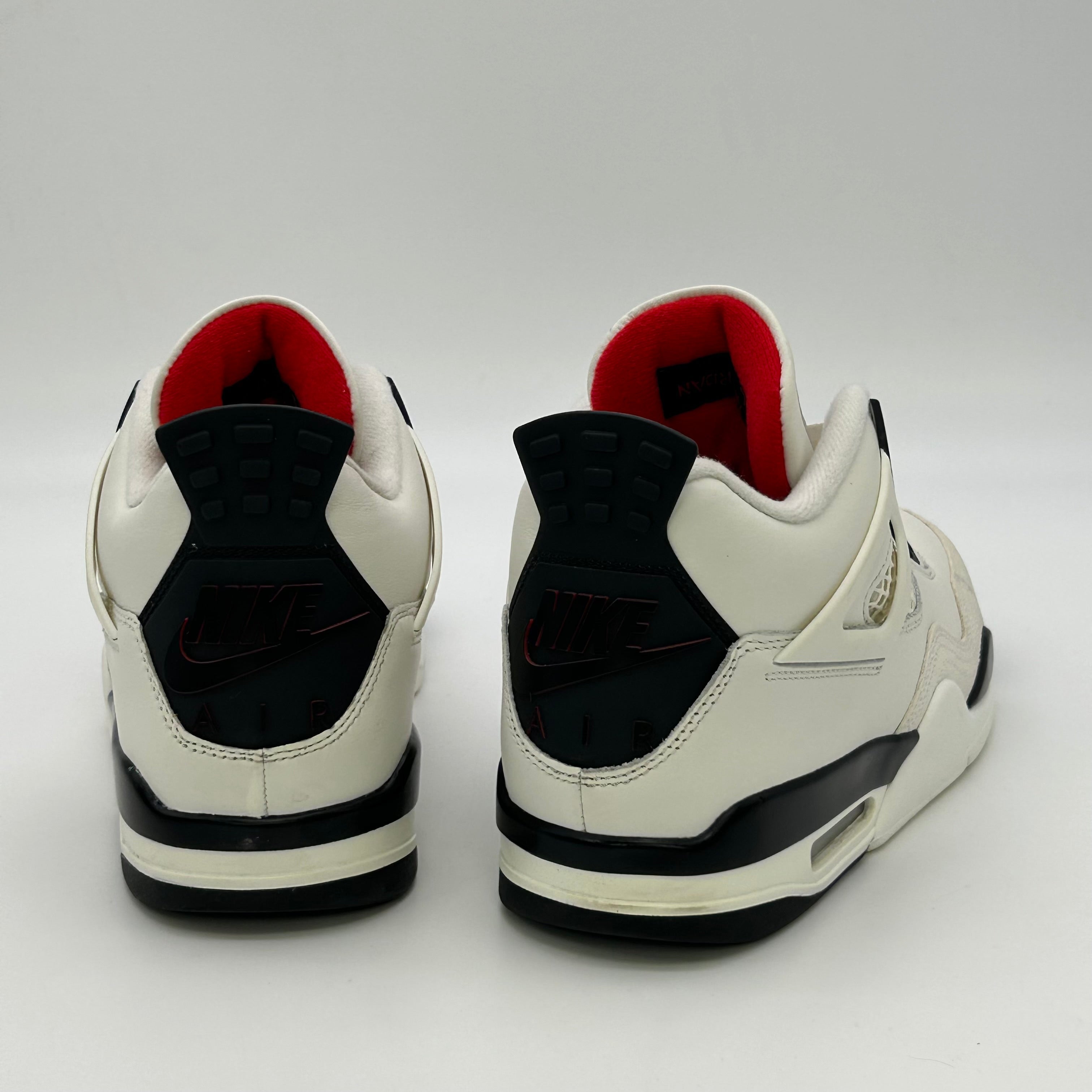 Size 11 - Jordan 4 Retro OG Flight Club IM4002-100 White Black Red OG Box - Used with Box