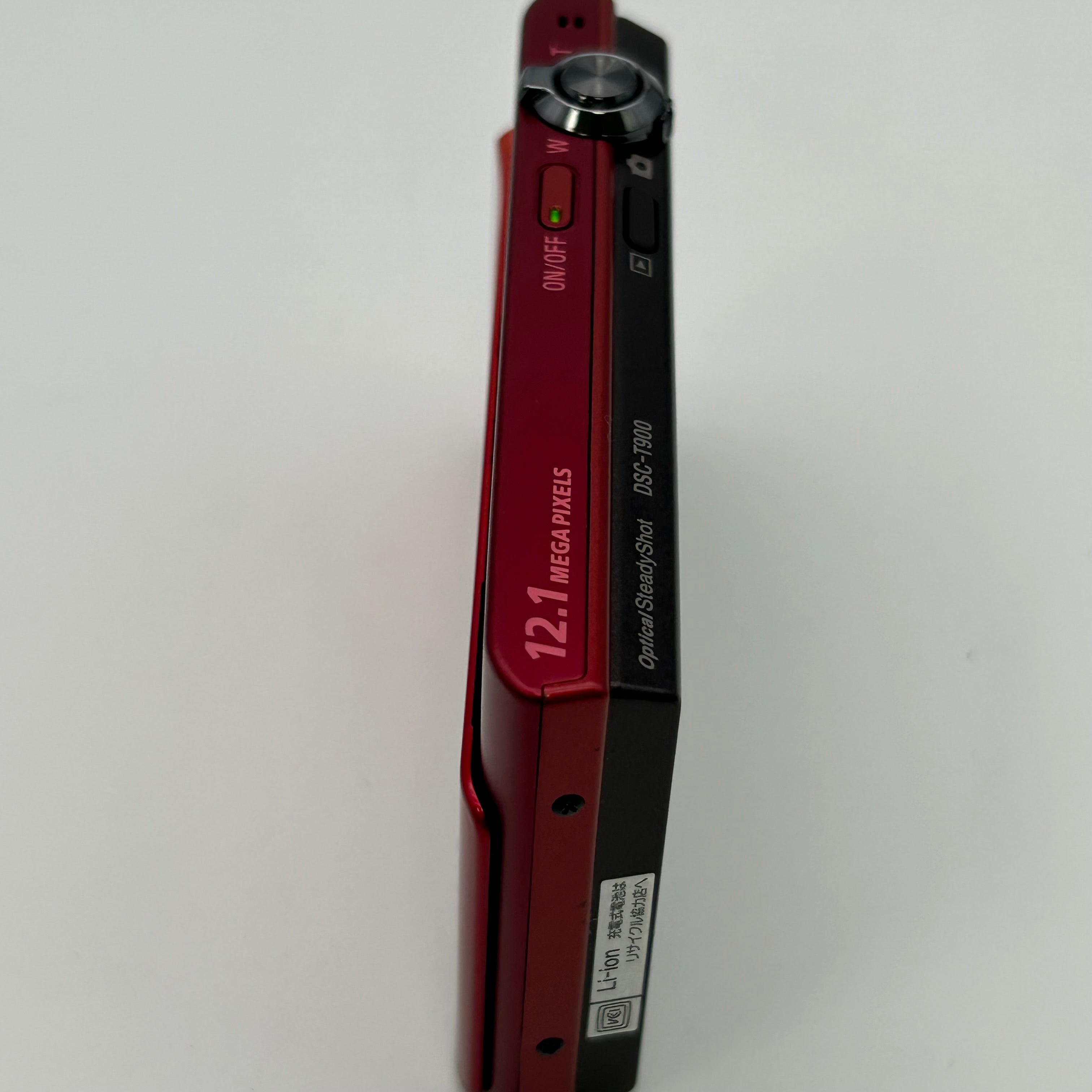 Sony DSC-T900 12.1MP CCD Red Digital Camera - Used