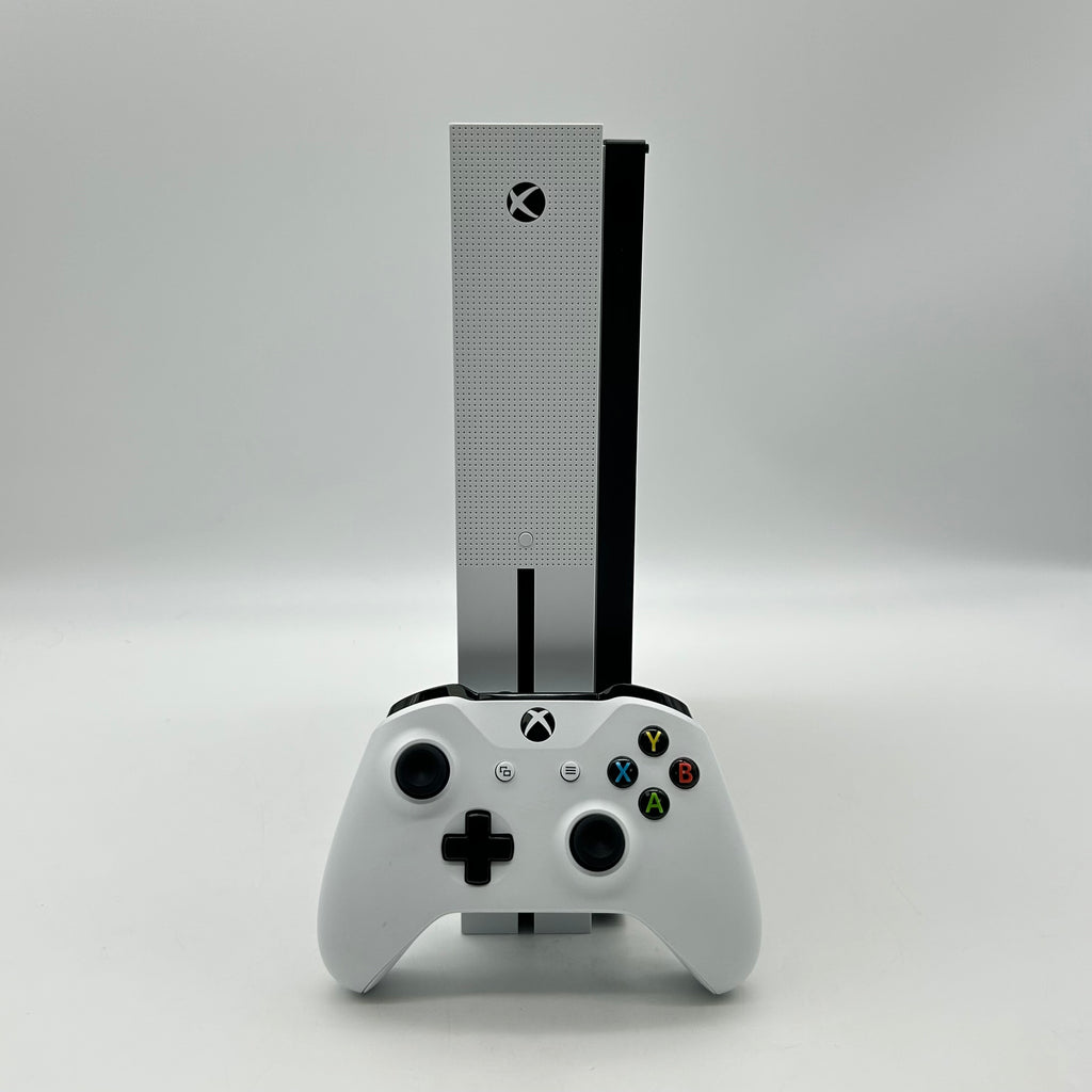 Microsoft Xbox One S 1681 1TB White Console w/ Controller & Cables  - Tested
