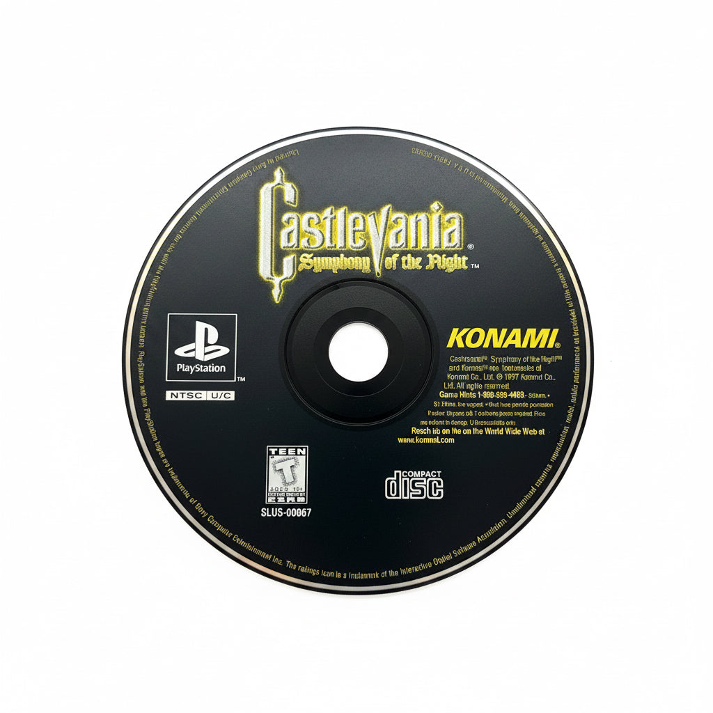 Castlevania: Symphony of the Night Sony PlayStation 1 Disc Only Tested Working