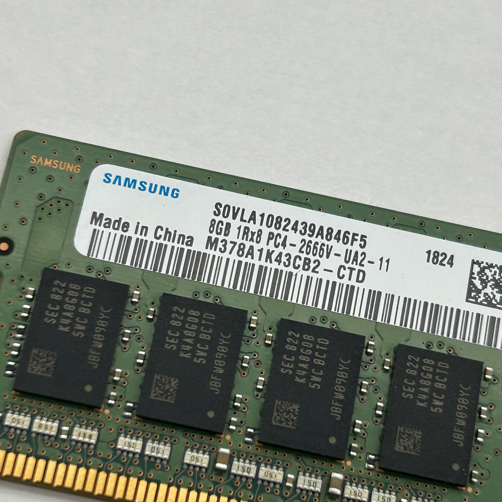 16GB (2x8GB) Samsung DDR4 RAM 2666MHz PC4-21300 Desktop Memory M378A1K43CB2-CTD UNTESTED