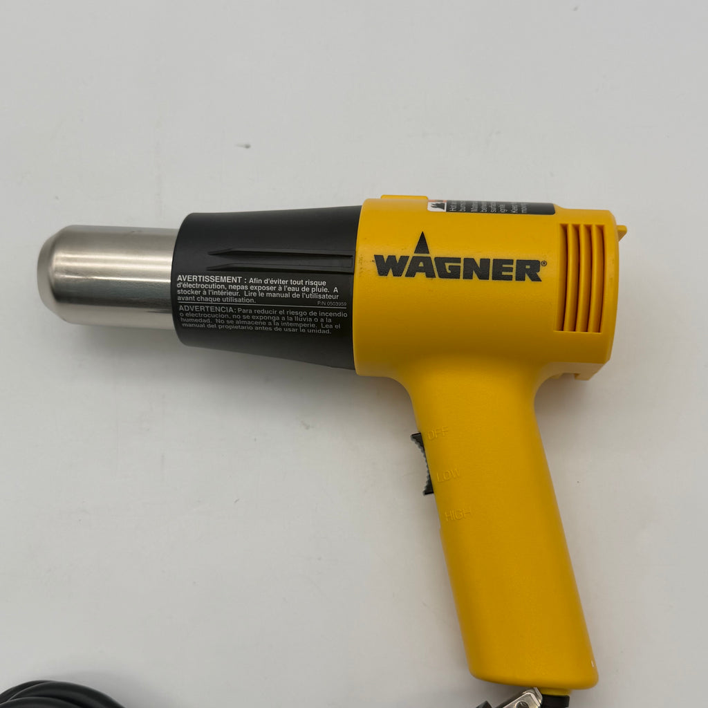 Wagner HT1000 0503172 Dual Temperature Heat Gun Tool Black Yellow 1200 Watts