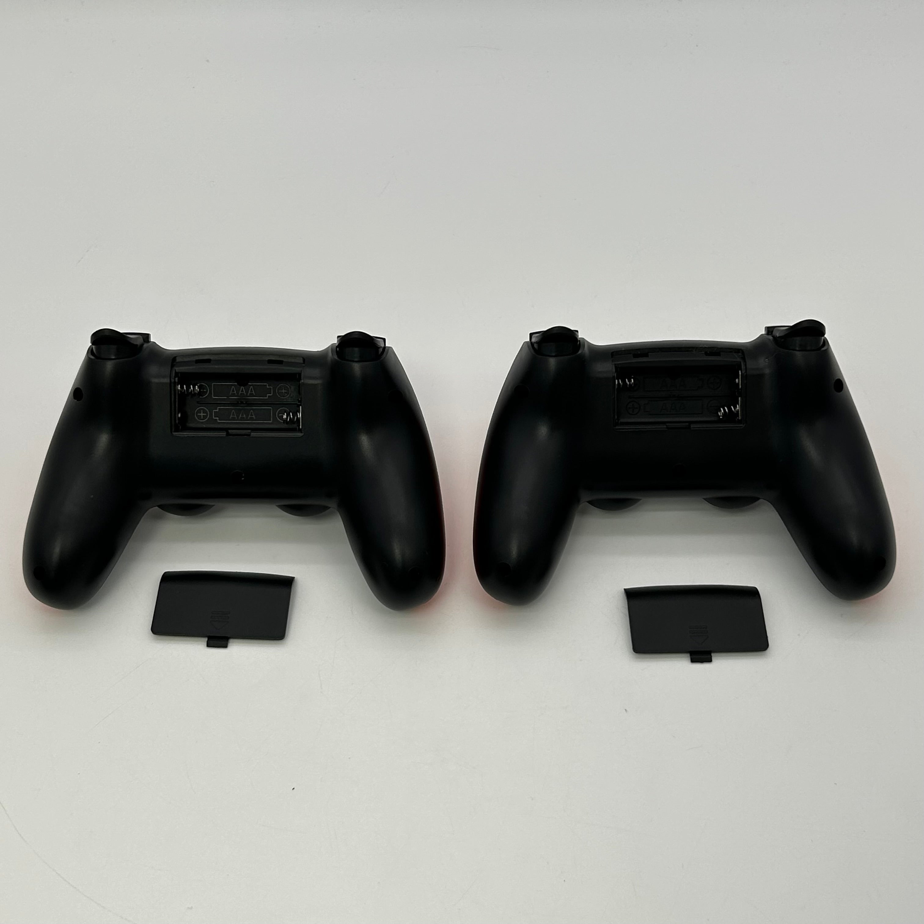 2.4G Wireless Controller Gamepad, 2 controllers, 1 game stick - M9 - Orange/Black