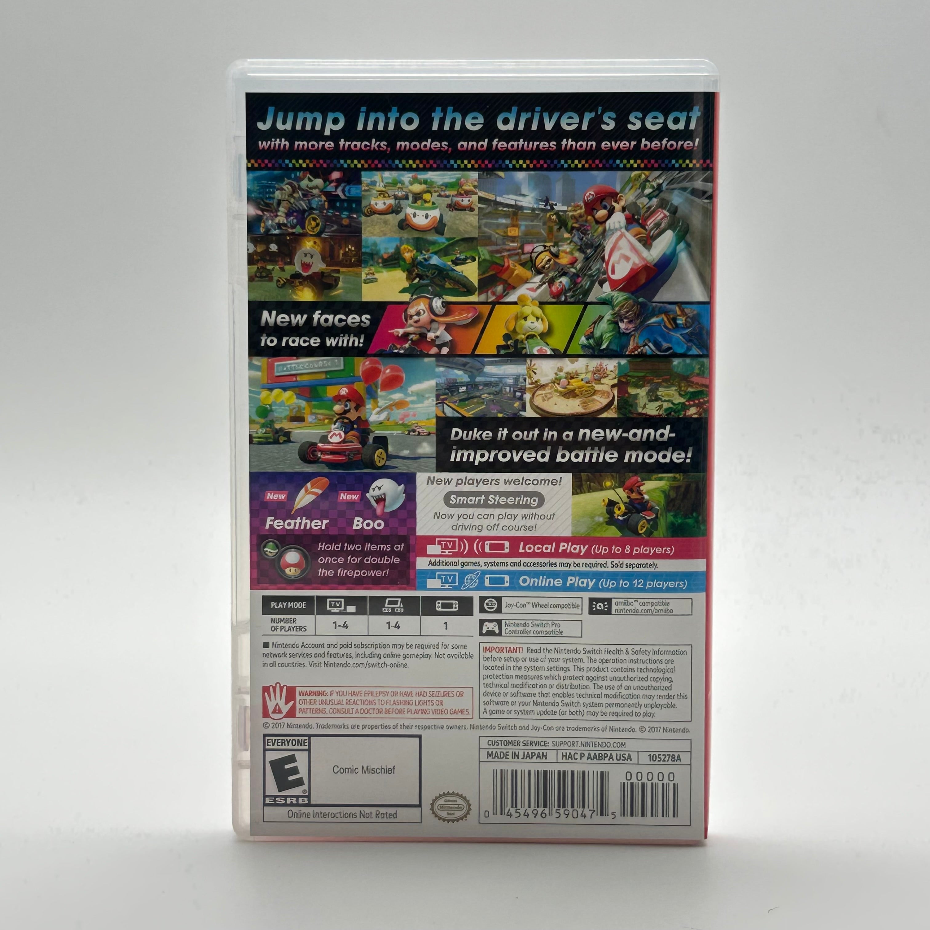 Mario Kart 8 Deluxe - Nintendo Switch (Original Case & Cartridge)