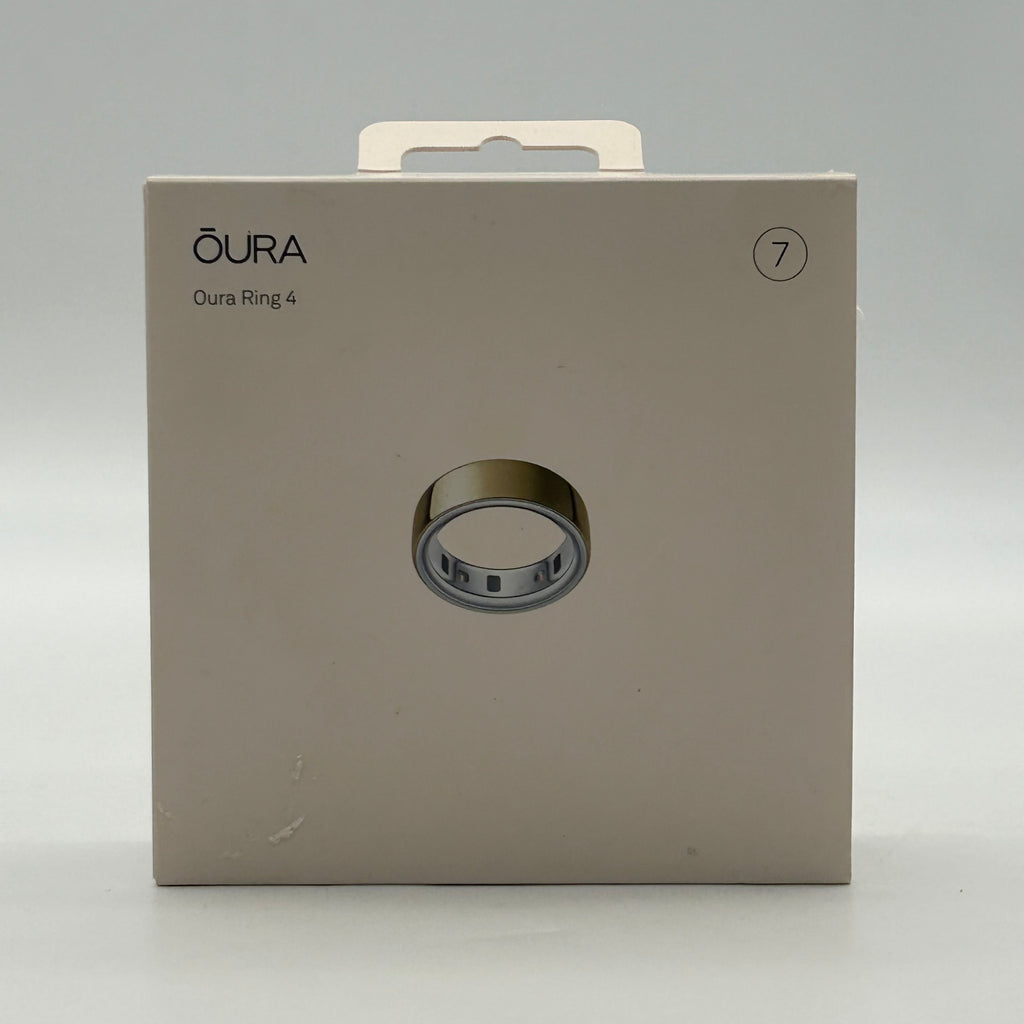Oura Ring 4 - Size 7 (Gold) w/ Charging Base & Box