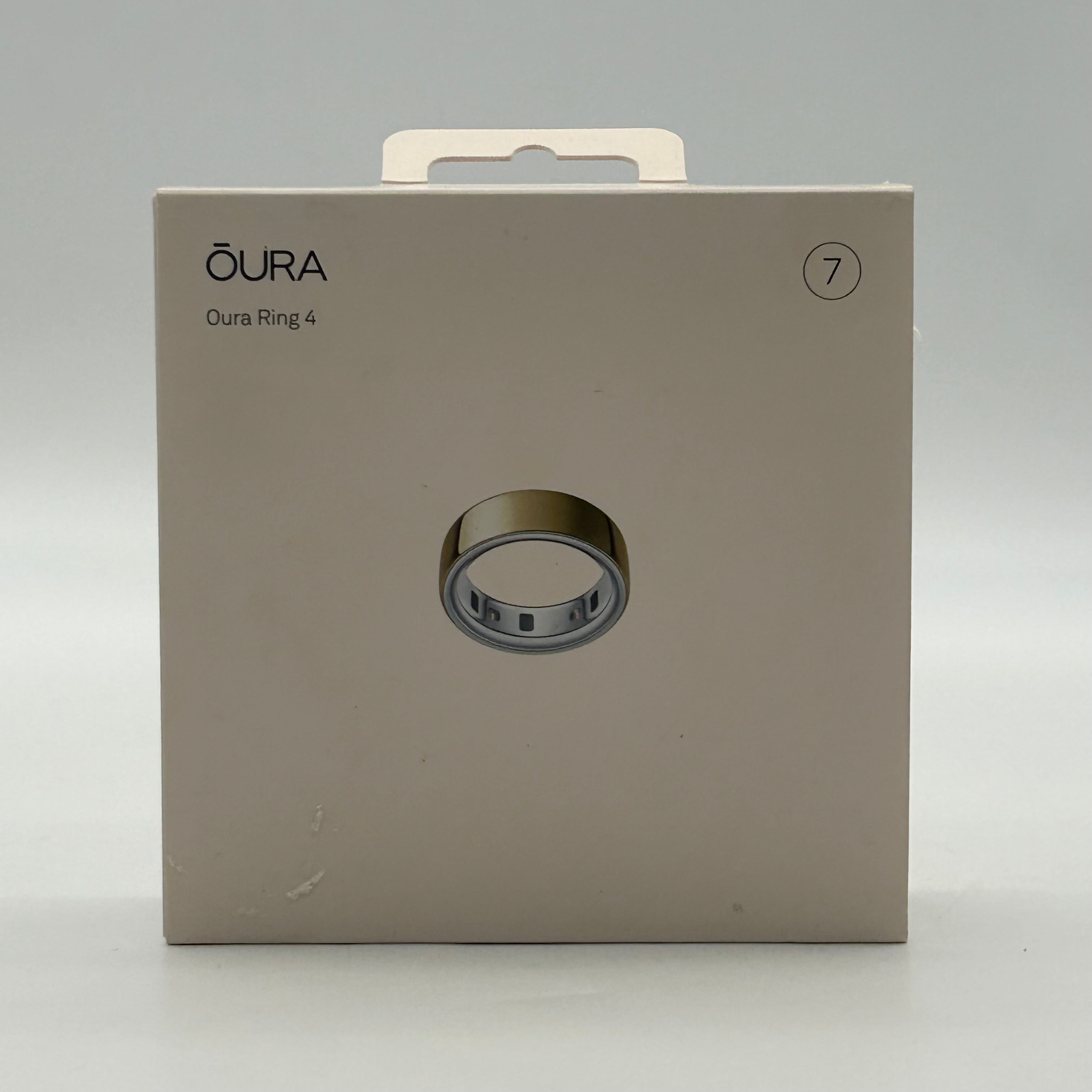 Oura Ring 4 - Size 7 (Gold) w/ Charging Base & Box