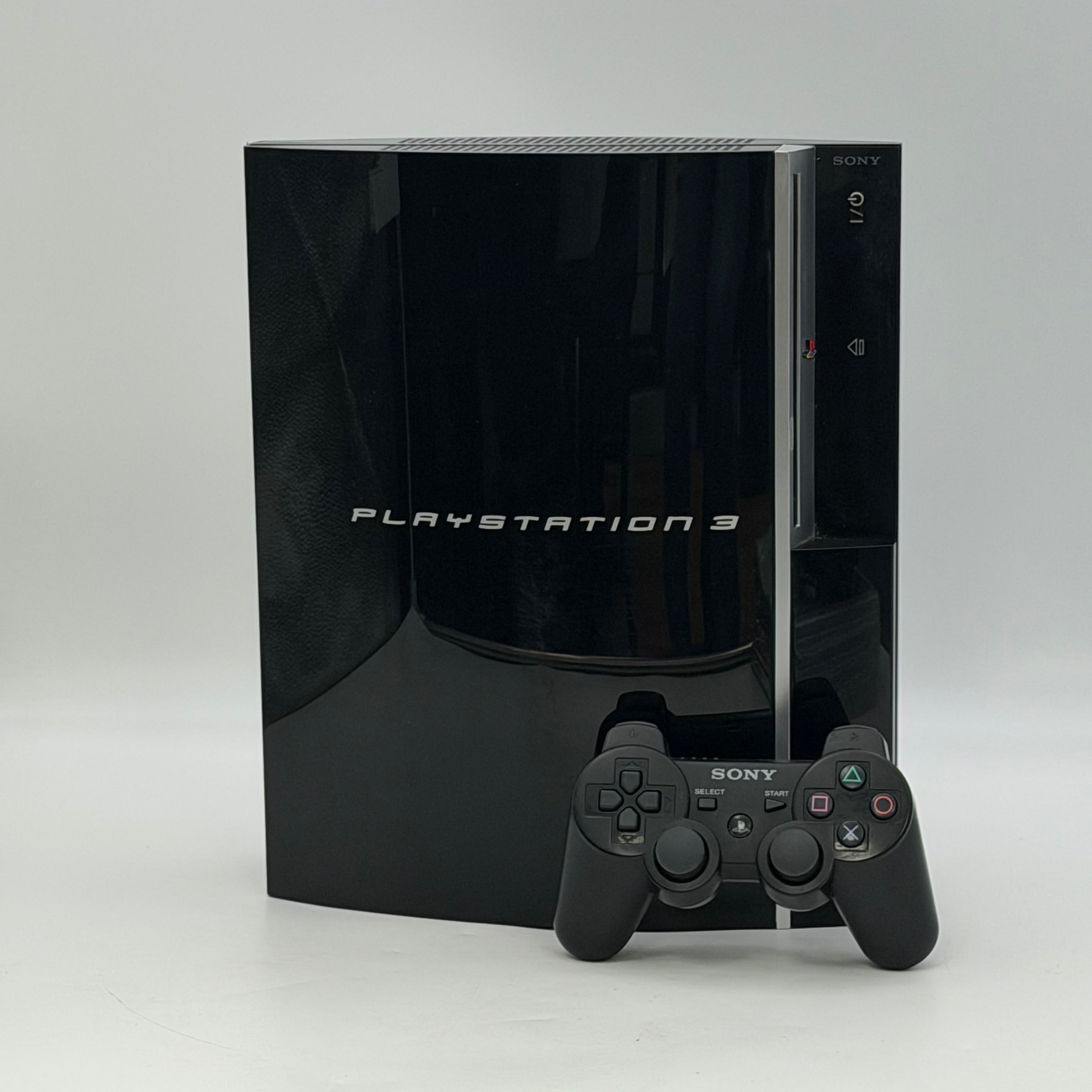 Sony PlayStation 3 FAT CECHK01 80GB Console w/ Controller & 4 Games - Tested