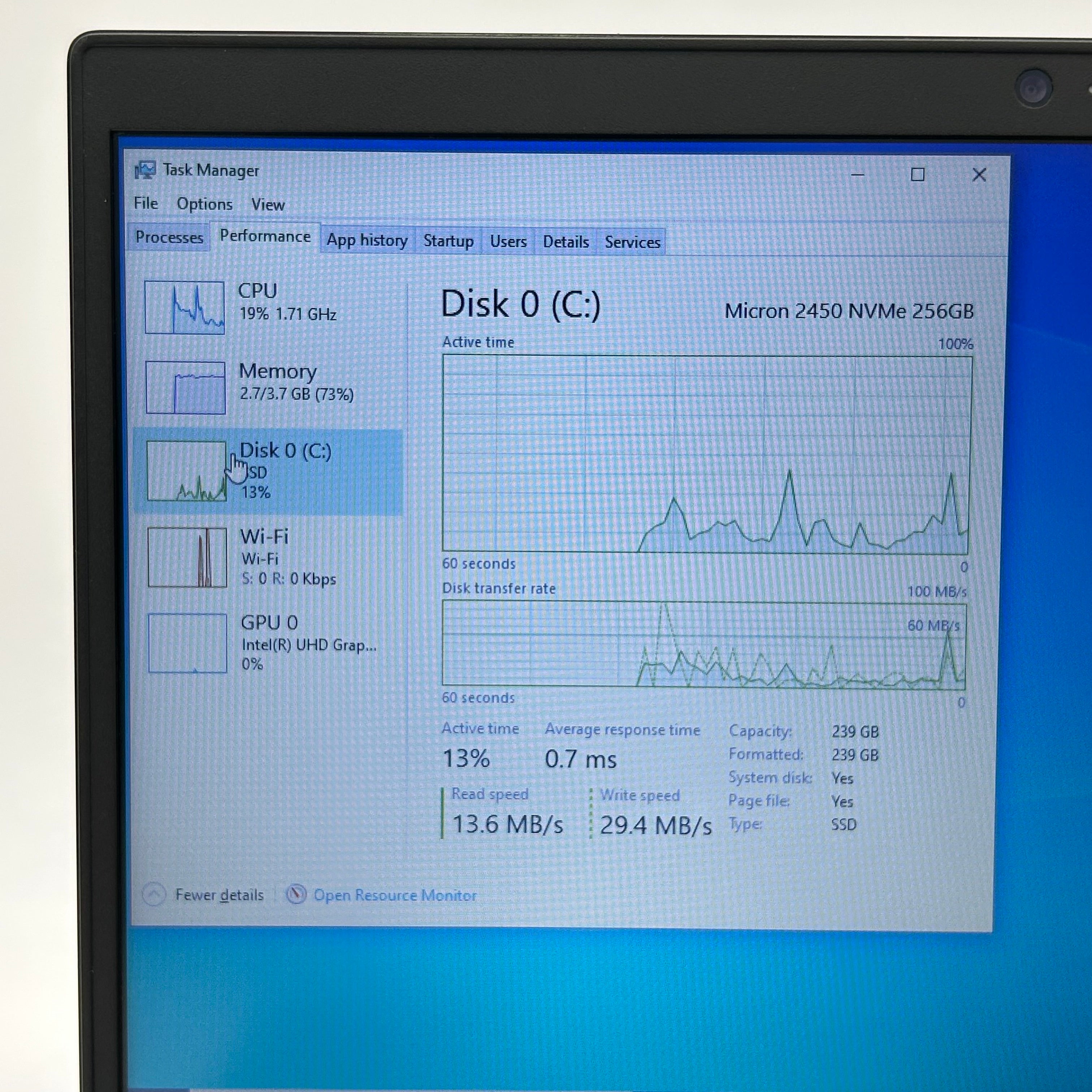 Dell Latitude 3420 14" Intel Core i3-1115G4 4GB RAM 256GB SSD Windows 10 Pro