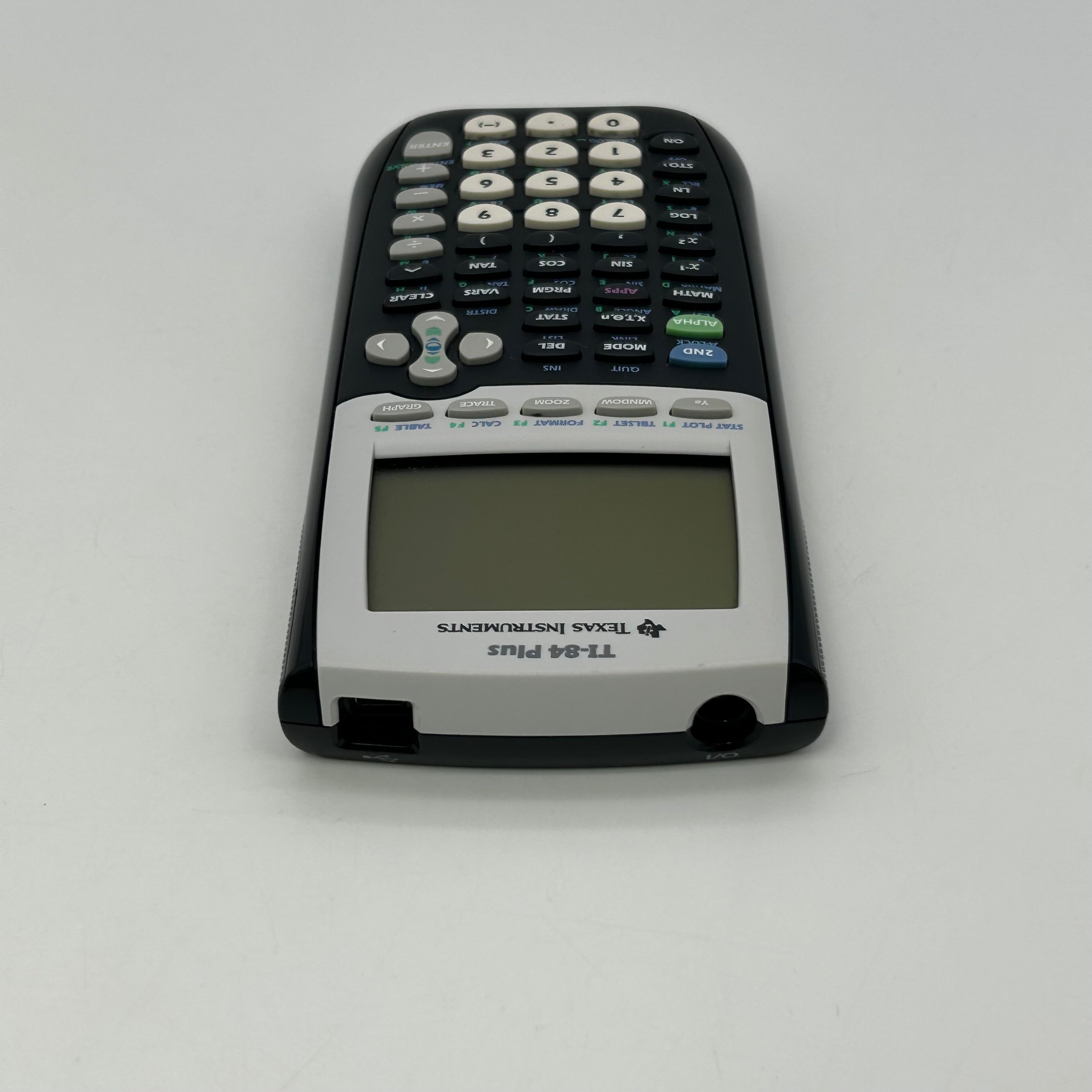 TI-84 Plus Texas Instruments Graphing Calculator Black With Cover