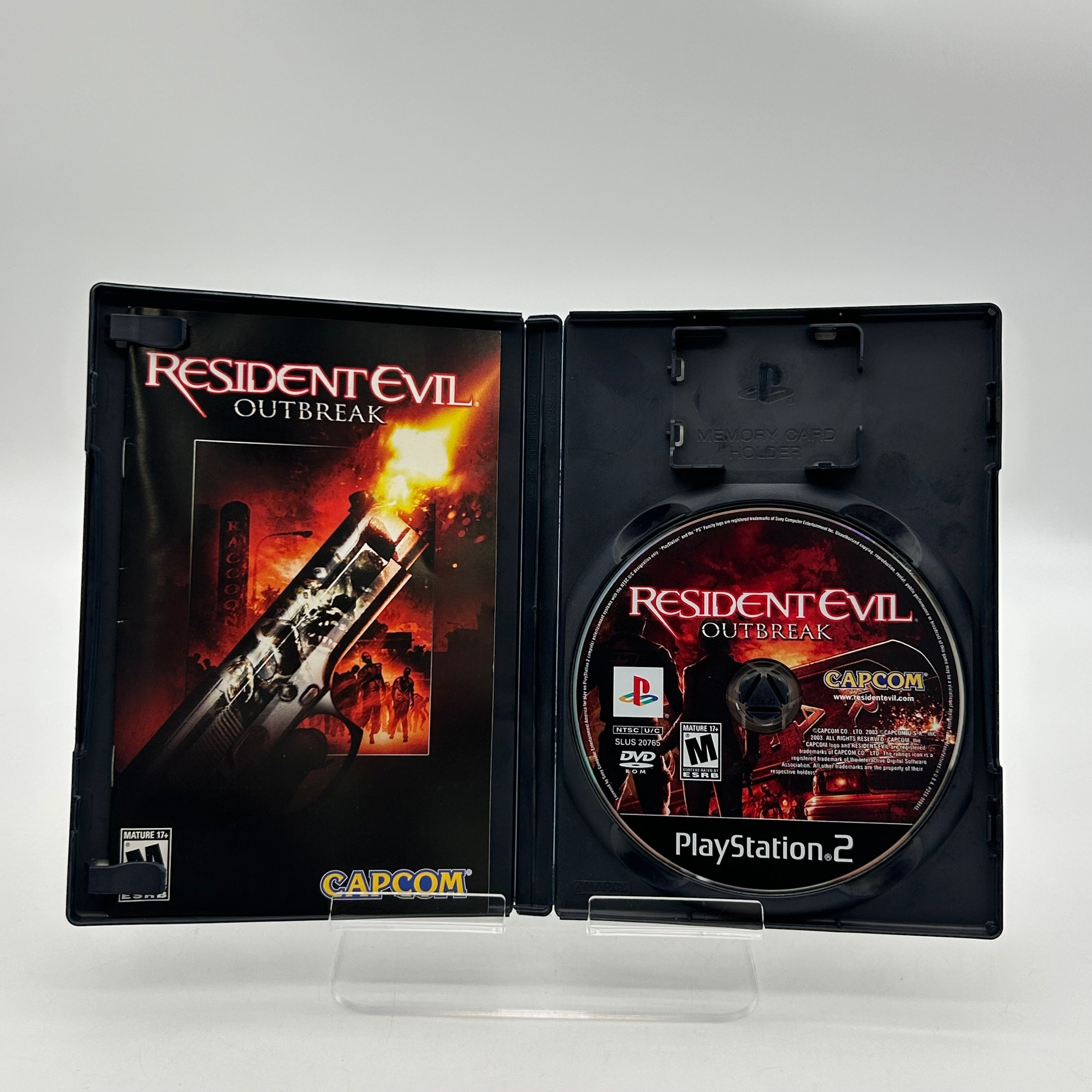 Resident Evil Outbreak for Playstation 2 w/ Manual and Case