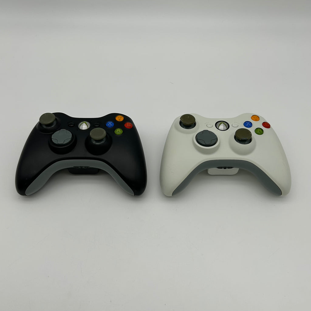 Microsoft XBox 360 S Slim 120GB 60S Bundle - Controllers - Cables - 6 Games - Black - Tested & Works - Used