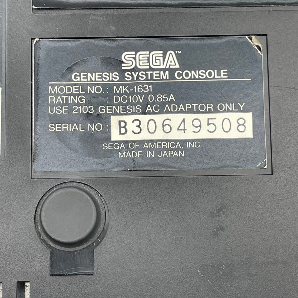 Sega Genesis Model 2 MK-1631- Untested