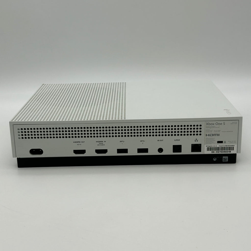 Microsoft Xbox One S 1681 500GB White Console w/ Controller & Cable TESTED