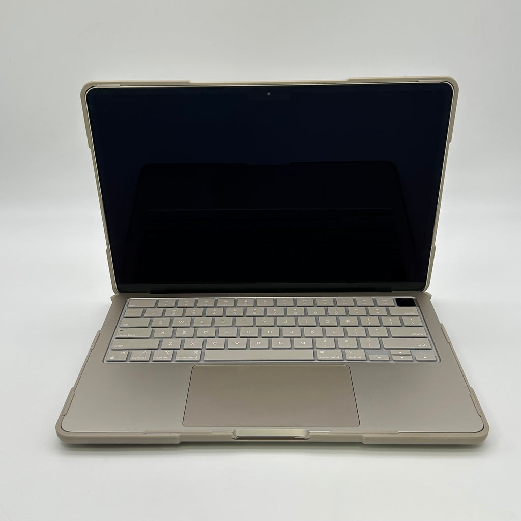 Apple MacBook Air 13.6" M2 8C GPU 3.5GHz 8GB RAM 256GB SSD A2681 - Starlight - Includes Front, Back, and Keyboard Case - Used