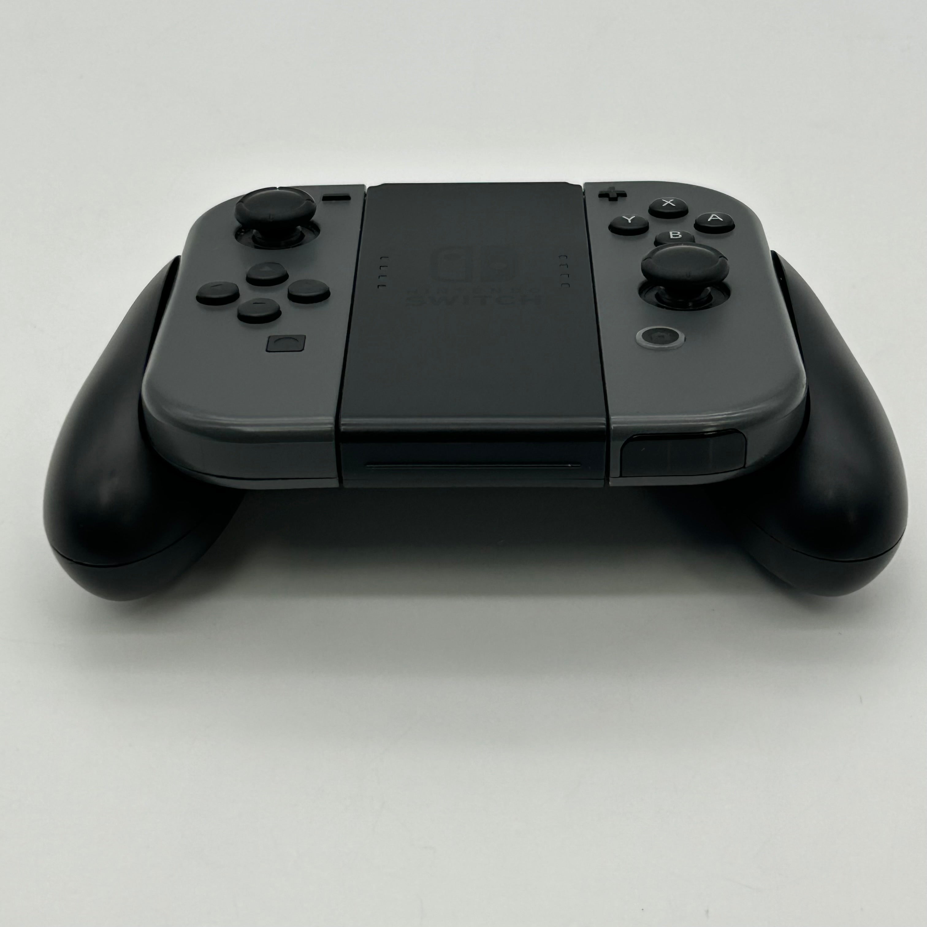 Official Nintendo Switch Gray Joy-Con Pair Controllers with JoyCon Grip