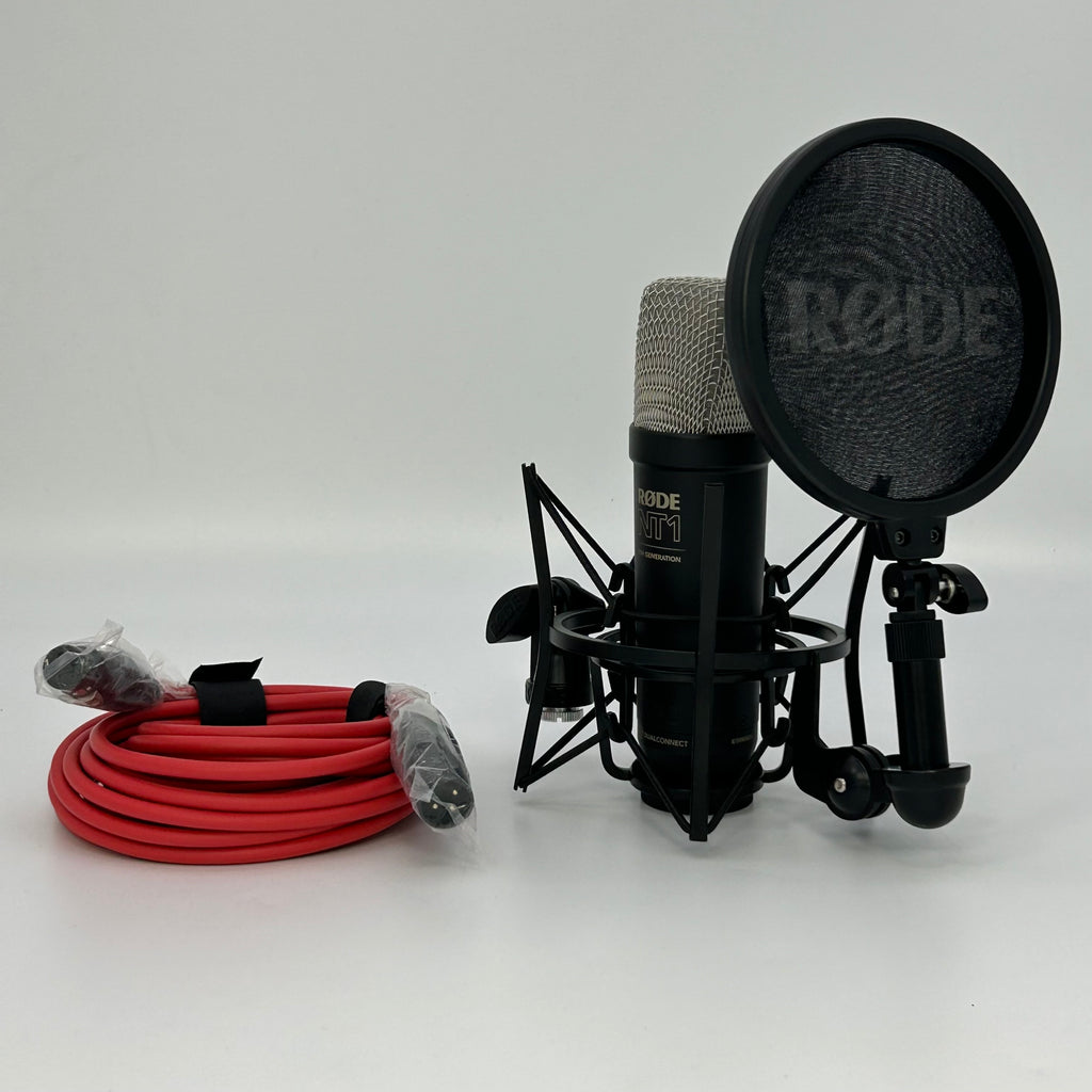 Rode NT1 5th Generation Studio Hybrid Cardioid Condenser Microphone Black - Used