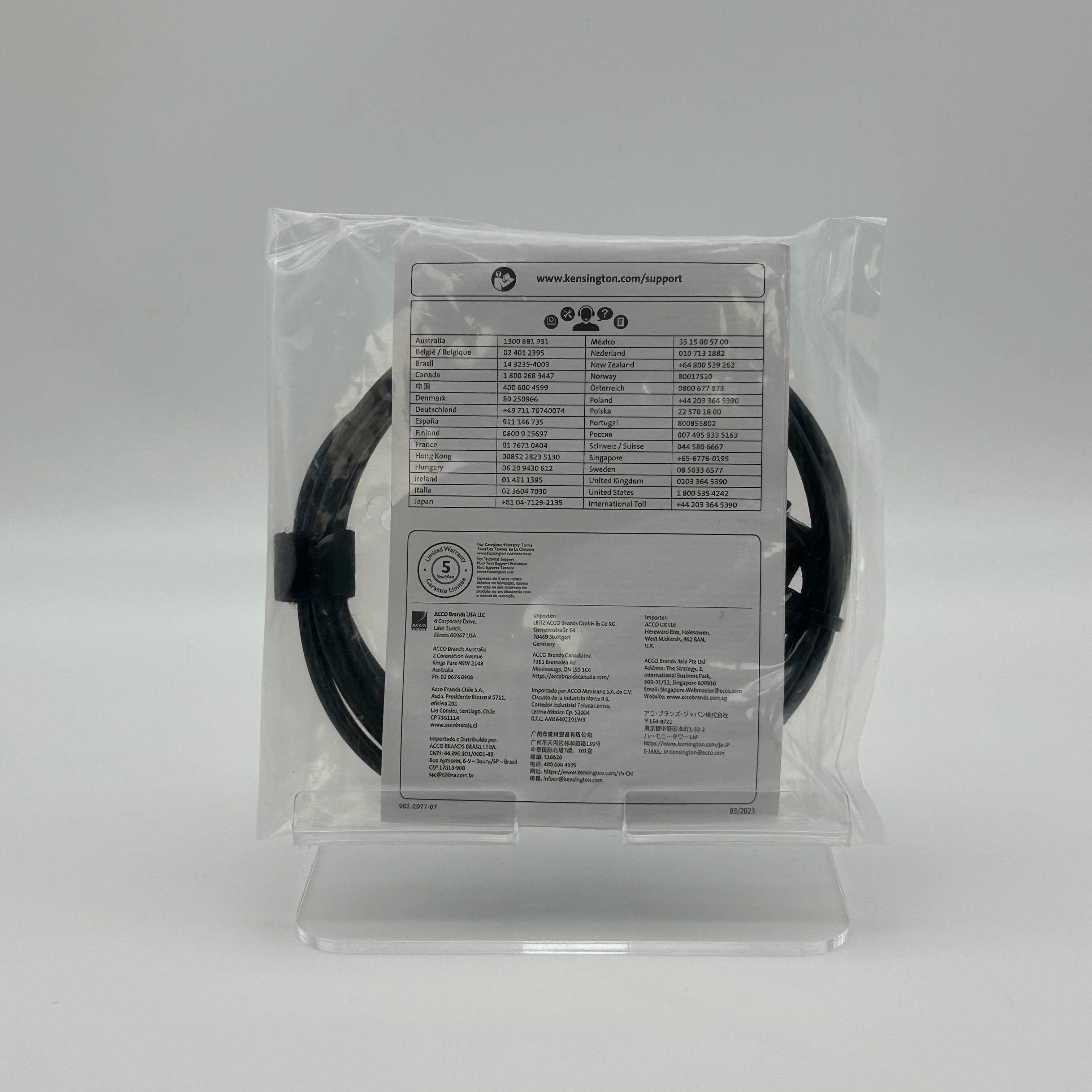 Kensington SLIM N17 2.0 Keyed Laptop Lock - New No Box