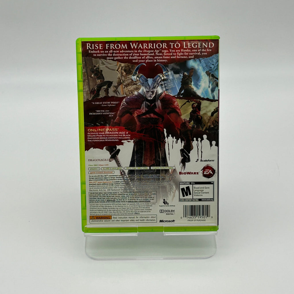 Microsoft Xbox 360 Dragon Age 2 With Manual and Case - Used