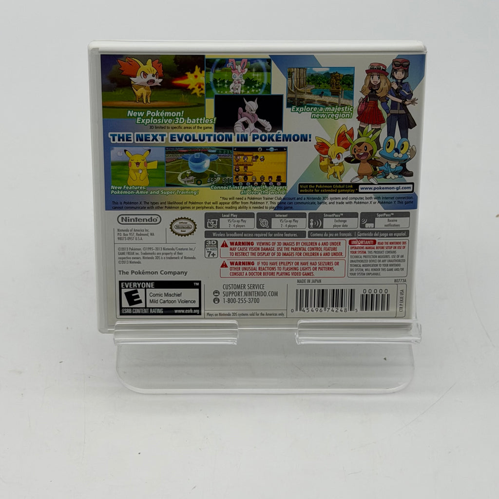 Pokemon X (Nintendo 3DS, 2013) Complete CIB