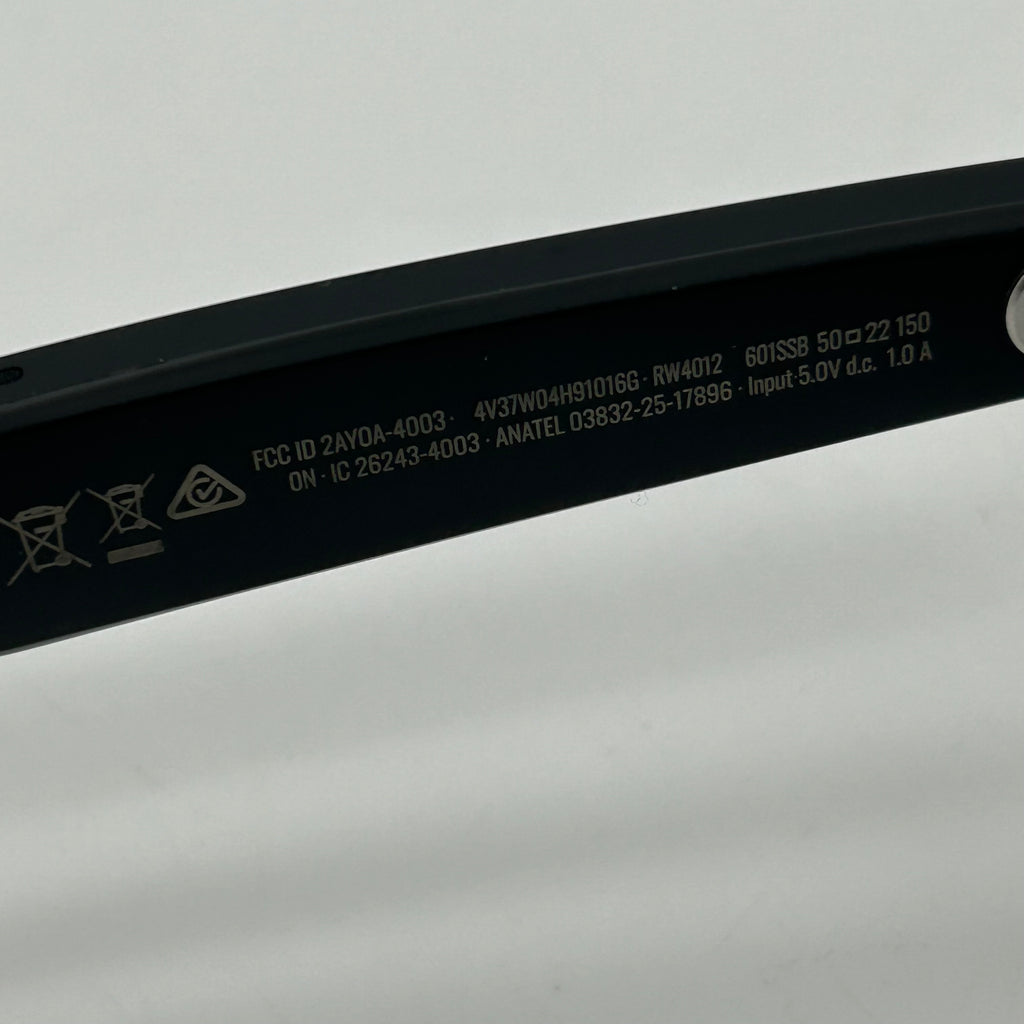 Ray-Ban Meta Wayfarer (Gen 2) Smart Glasses - Matte Black - RW4012 601/SSB (50-22)